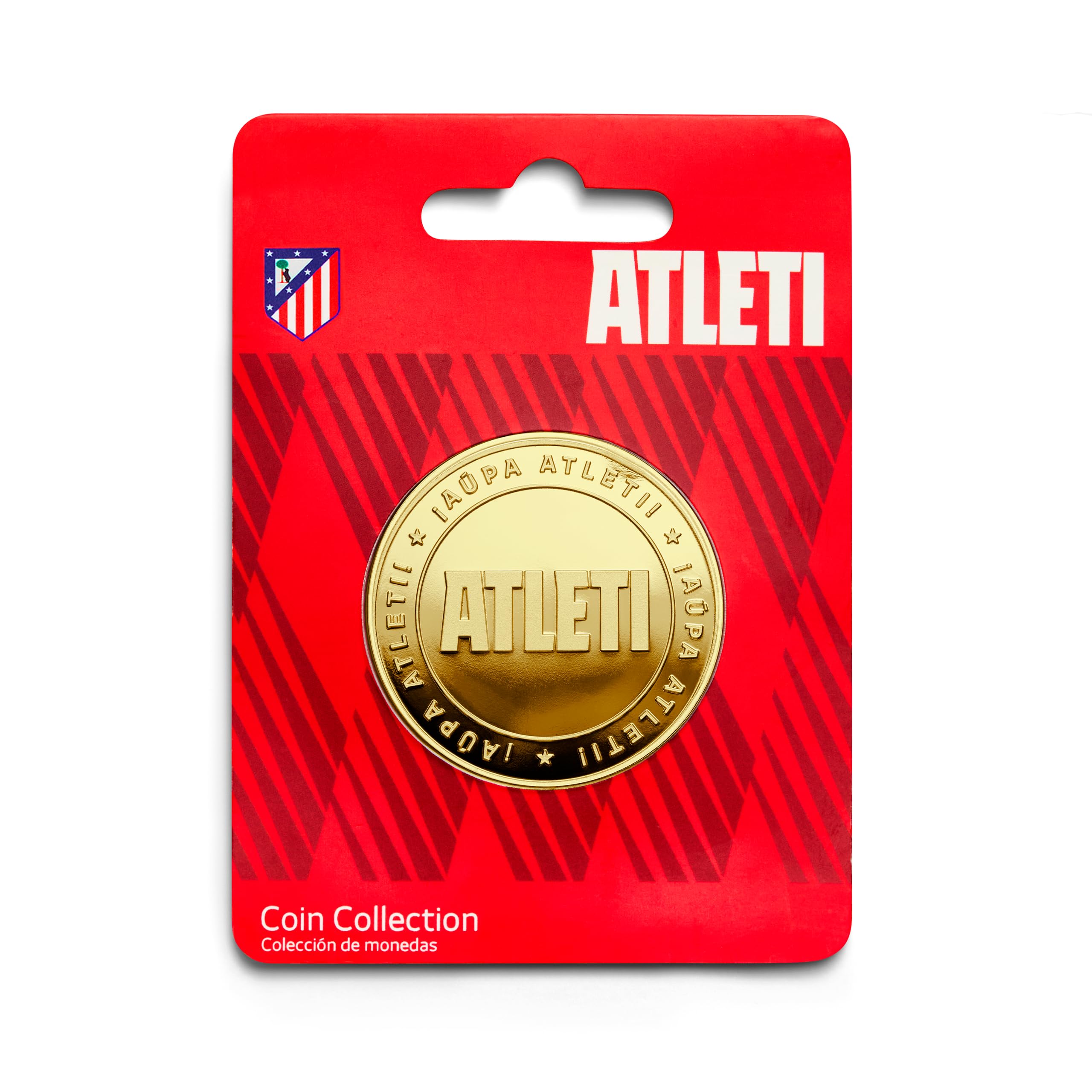 MOCIWORLD - Real Madrid - Special Edition Coin with 'The Best Team in the World' emblem and inscription - Collectible - Chrome - Official Product