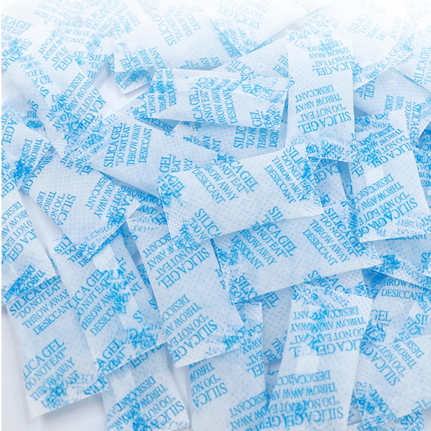 Produktbild von 50 Stück Silicagel Trockenmittel – 1g Beutel, 3x4 Cm – Feuchtigkeitsabsorber Für Kleidung, Schuhe, Schubladen & Technik