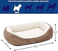 Vista 4 de Midwest Homes for Pets Cuddle Bed, gris topo, mediano