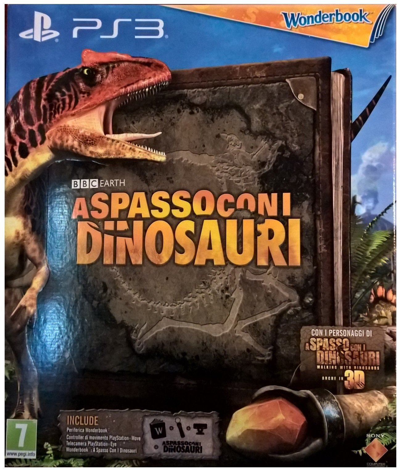 Wonderbook: A Spasso Con I Dinosauri + Libro + PS Move [Bundle]