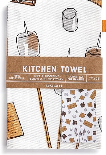 Miniatura 4 de DEMDACO byDesign Serving Collection - Toalla de mano absorbente de algodón con diseño de flores silvestres en acuarela azul, 17 x 28 pulgadas