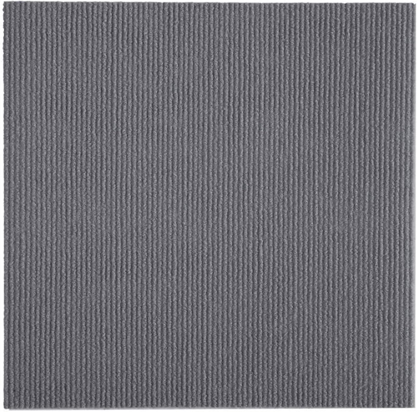 Cxvhsertwr Dark Gray Carpet Squares, Carpet Tiles Peel And Stick Washable Tile Diy Self Adhesive(,30Pcs)