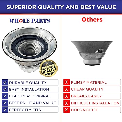 Miniatura 6 de Whole Parts Kit de reparación de vástago y sello de bañera de lavado # 6-2095720 - Reemplazo y compatible con algunas lavadoras de hidromasaje -