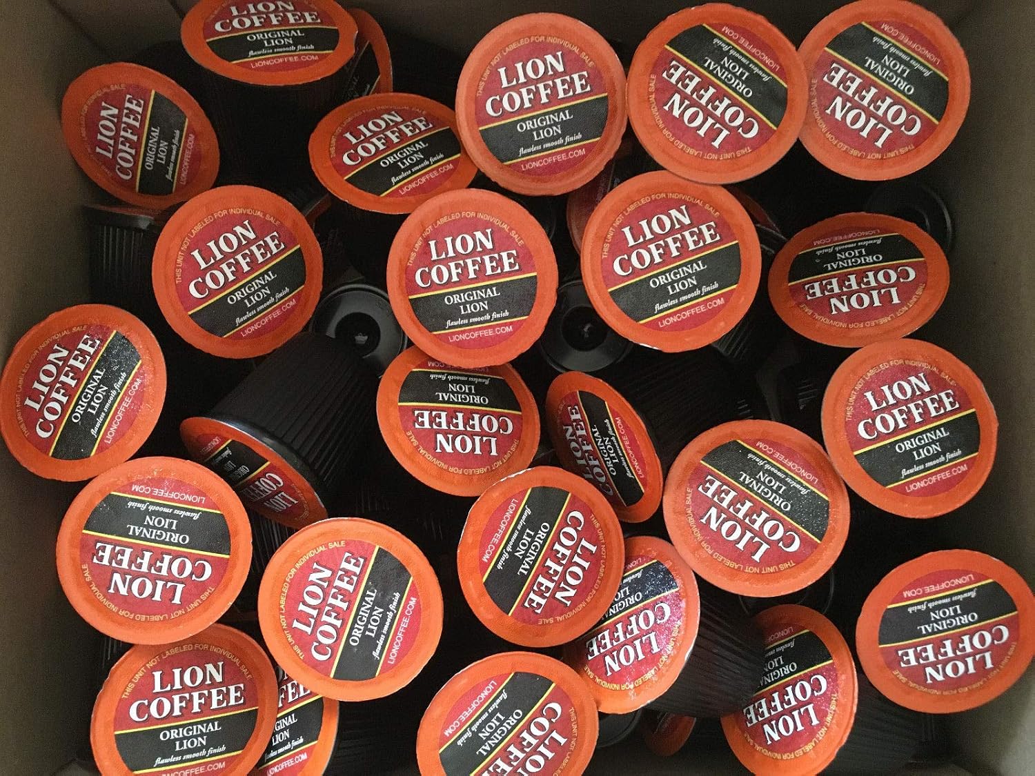 Lion Coffee Single Serve Coffee Pods ORIGINAL Roast (Pack of 54)