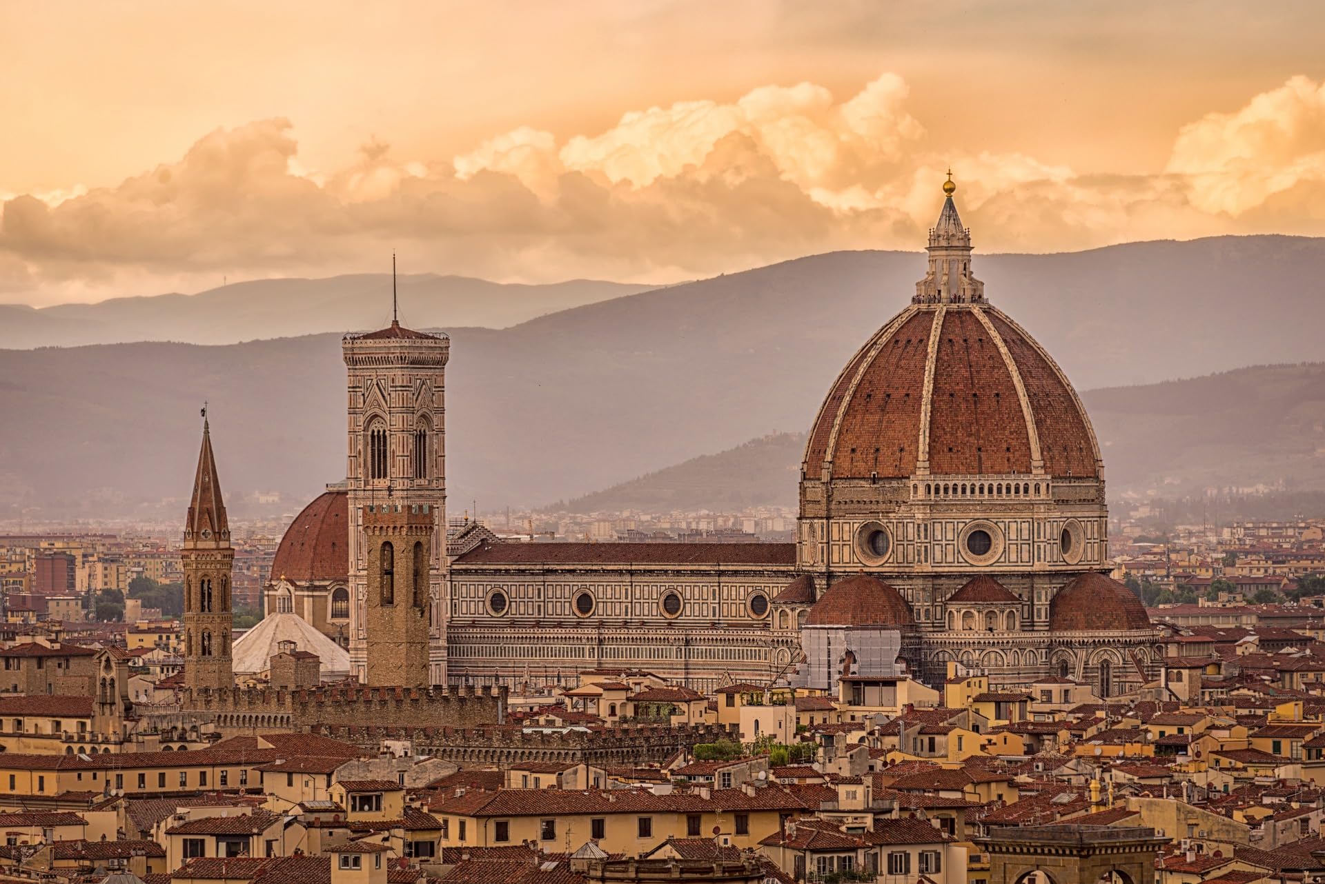 Jigsaw Puzzles For Adults 1000 Florence Tuscany Dome Cathedral City Landmark 38x52CM