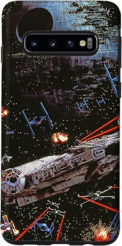 Galaxy S10 Star Wars Return of the Jedi Death Star II Battle Black Case