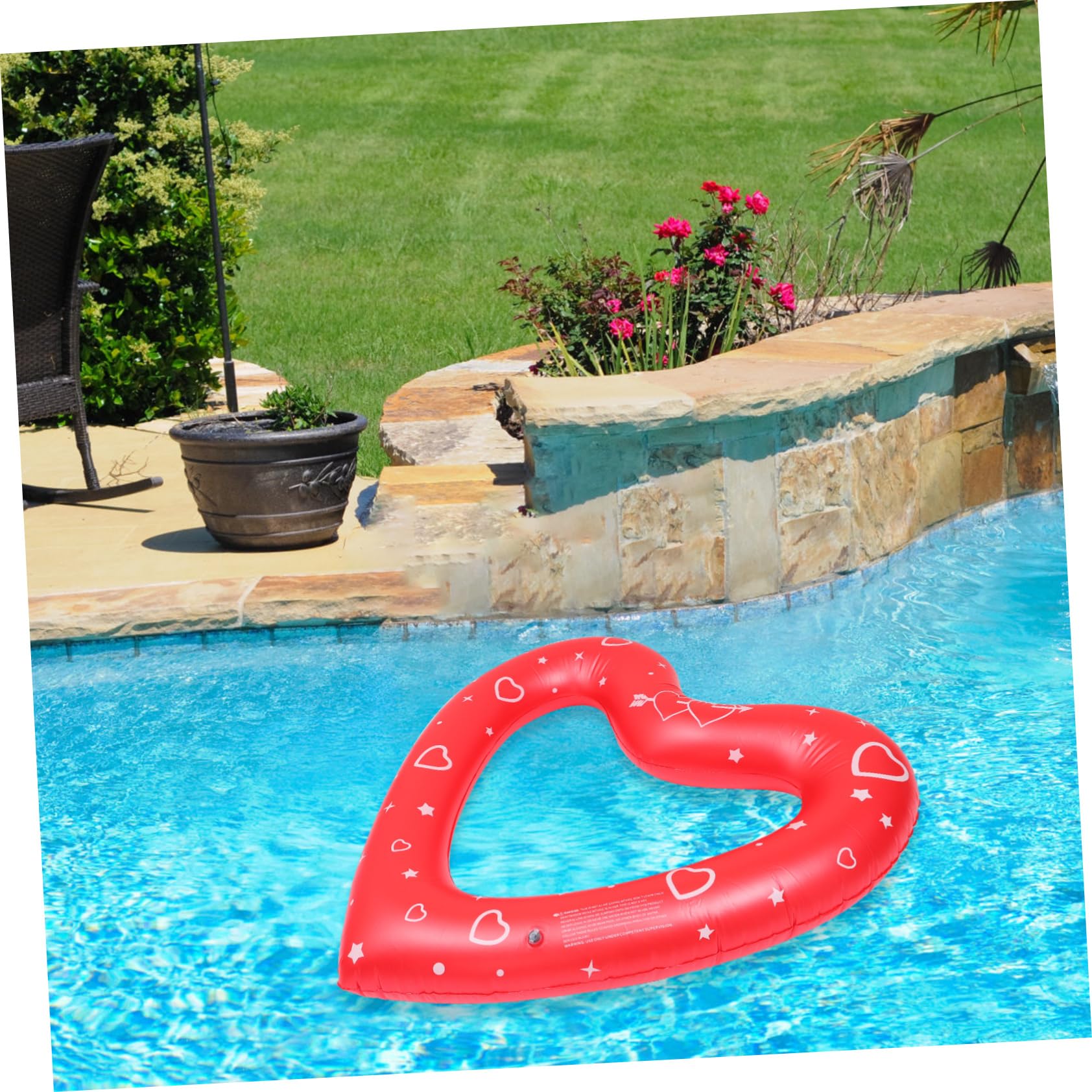 BESTonZON Anneau De Natation d'amour Jouets De Piscine D'Été Flotteur De Piscine Piscine pour Enfants Piscine Gonflable Chaise Longue De Piscine De Bronzage Flotteur De Piscine en