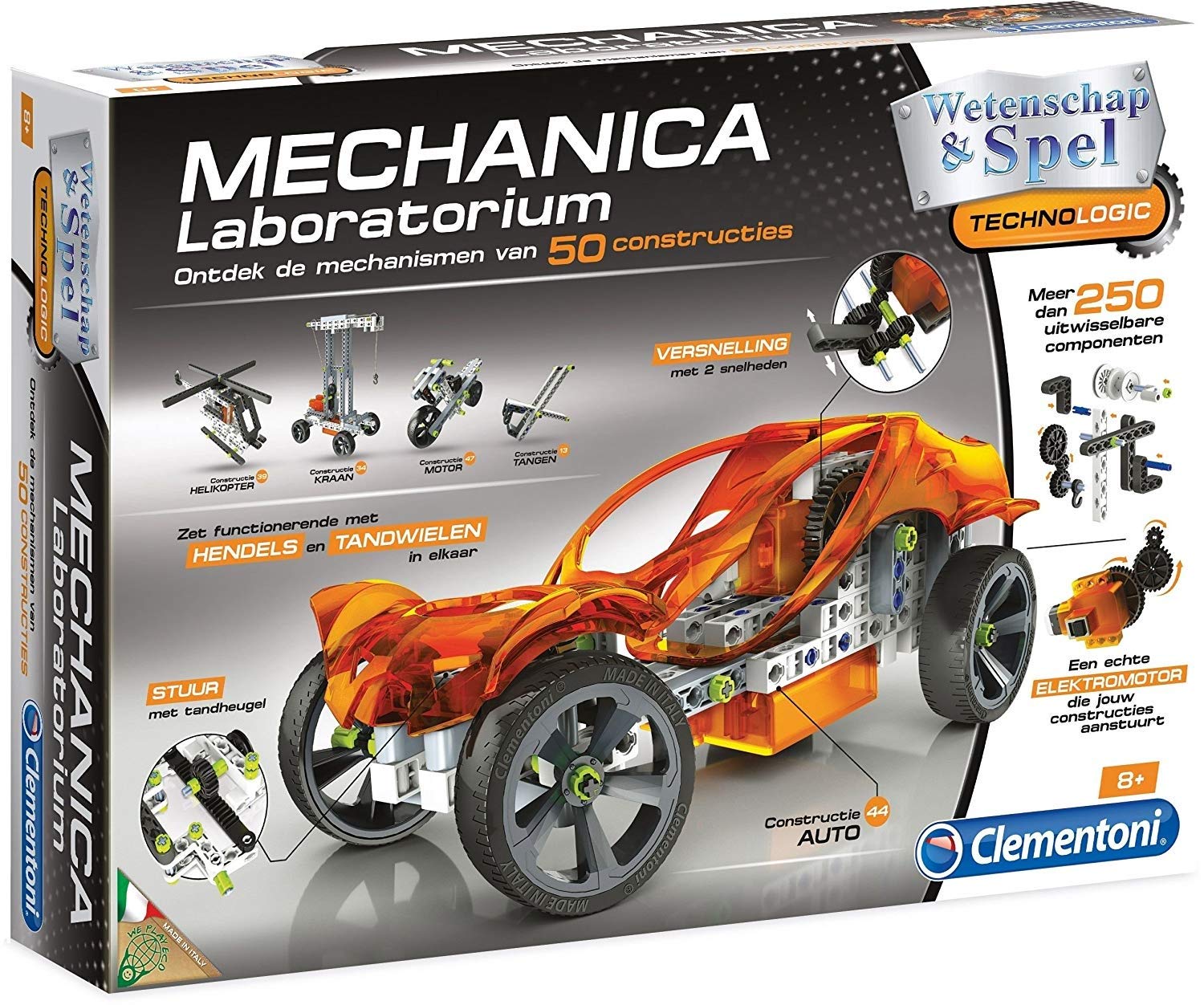 Clementoni 66665 Vehículo juguete y kit de ciencia para niños - Juguetes y kits de ciencia para niños (Ingeniería, Vehículo, 8 año(s), Niño/niña, Italia, 451 mm) , color/modelo surtido