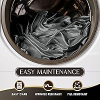 Vista 6 de Paquete de 2 fundas de almohada estándar - Fundas de almohada suaves y sedosas - Satén - Ideal para cabello y piel - Lujo - Fundas de almohada