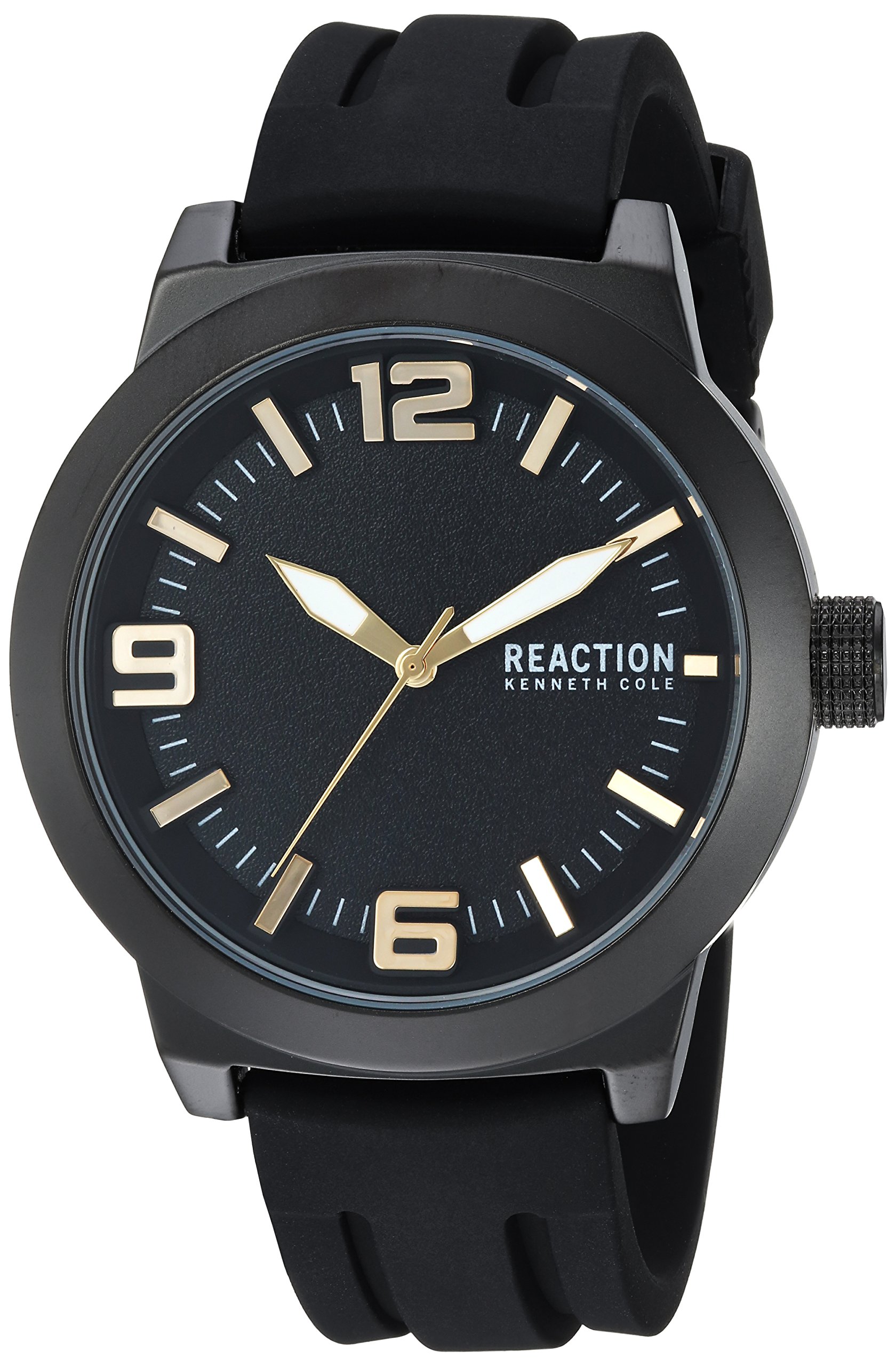 Reaction Kenneth Cole Casual Analog Black Dial Mens Watch-RK50092001 (B0787BW8R7) Amazon Price History, Amazon Price Tracker