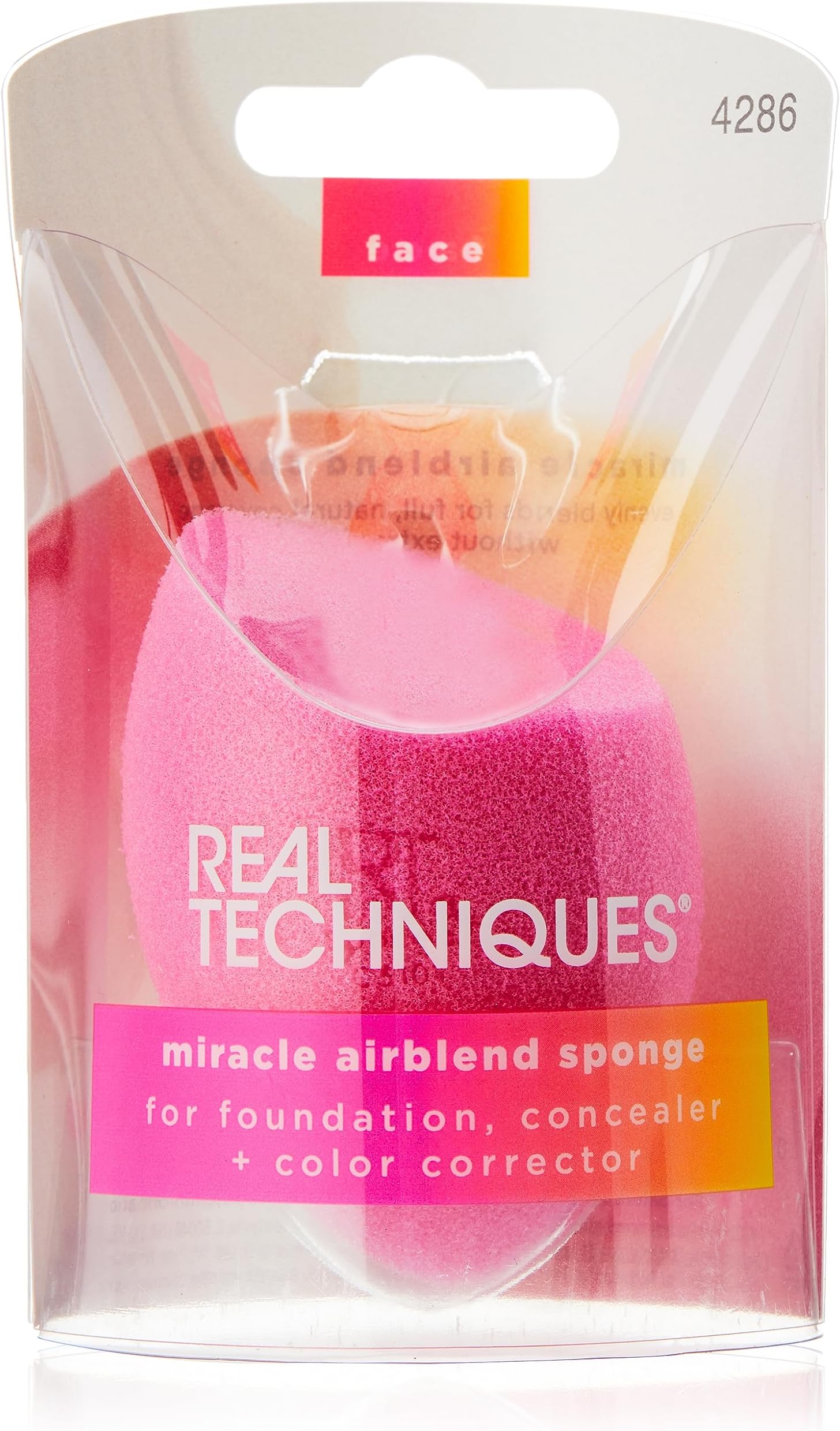 Chroma Miracle Complexion Makeup Blending Sponge, For Liquid and Cream Foundations, Dewy or Matte Finish, 1 Count