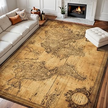 9x12 Vintage map World 1778