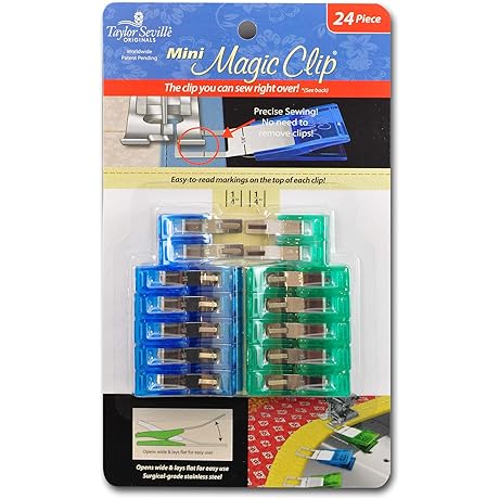 Taylor Seville Originals Mini Magic Clip Sewing Clips - The Perfect Companion...