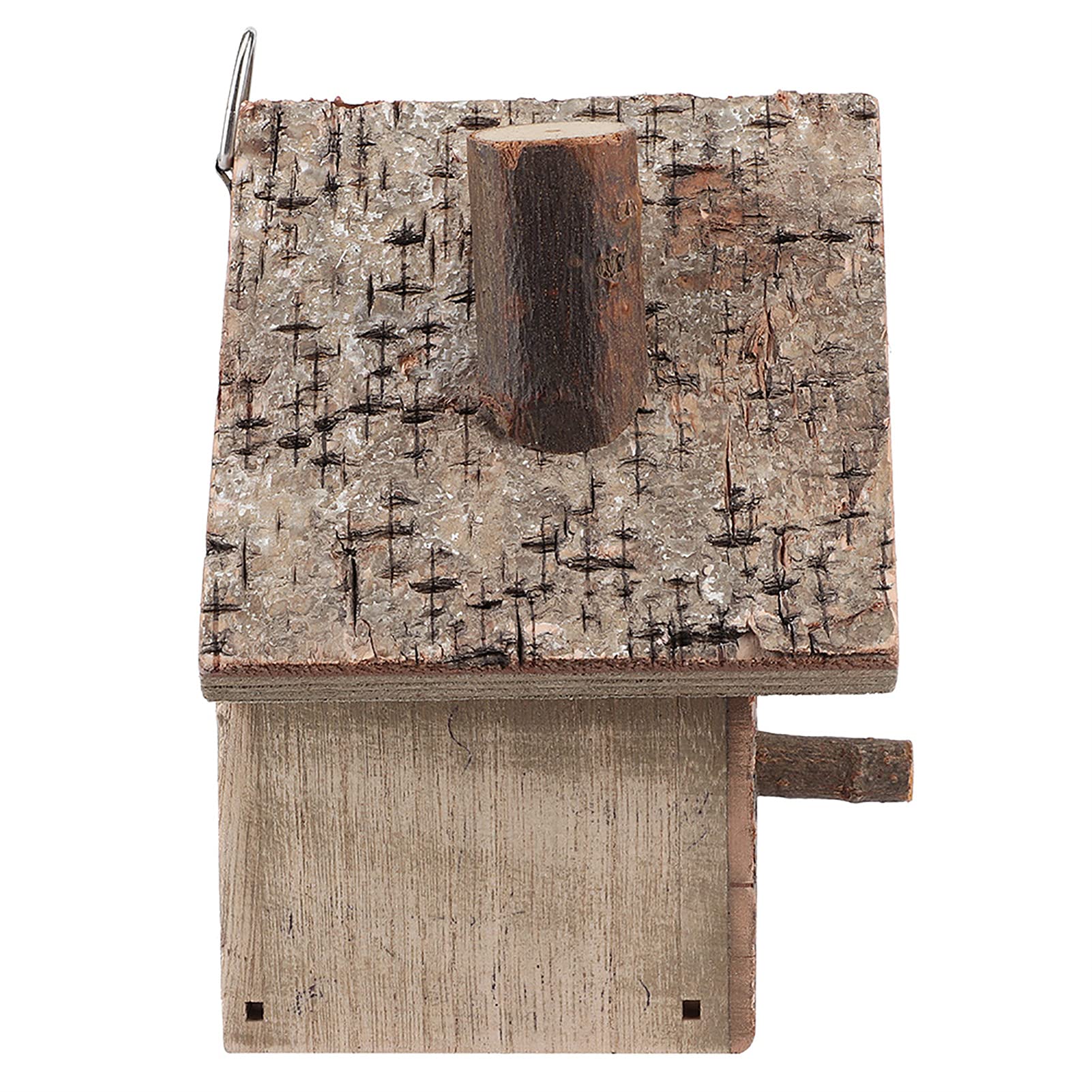 Suministros para Pájaros Tipo Colgante Casa para Pájaros de Madera, Caja Nido para Pájaros Azules, Gorriones, Carboneros, Vogelhaus Zum Aufhängen, Vogelfutterhaus Holz, Jardín,