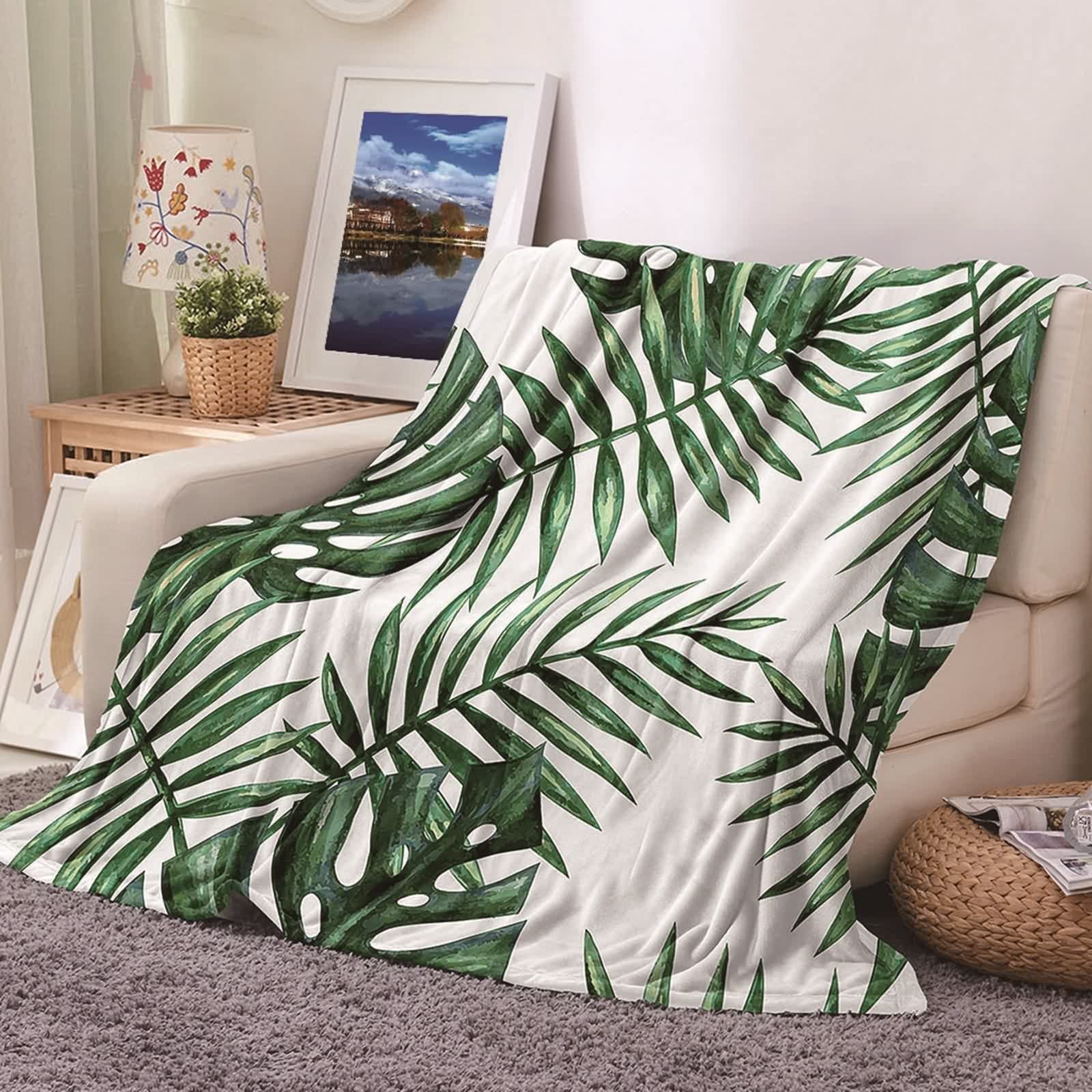 Couverture douce en flannel 180x240cm pour vos soirées cocooning au salon