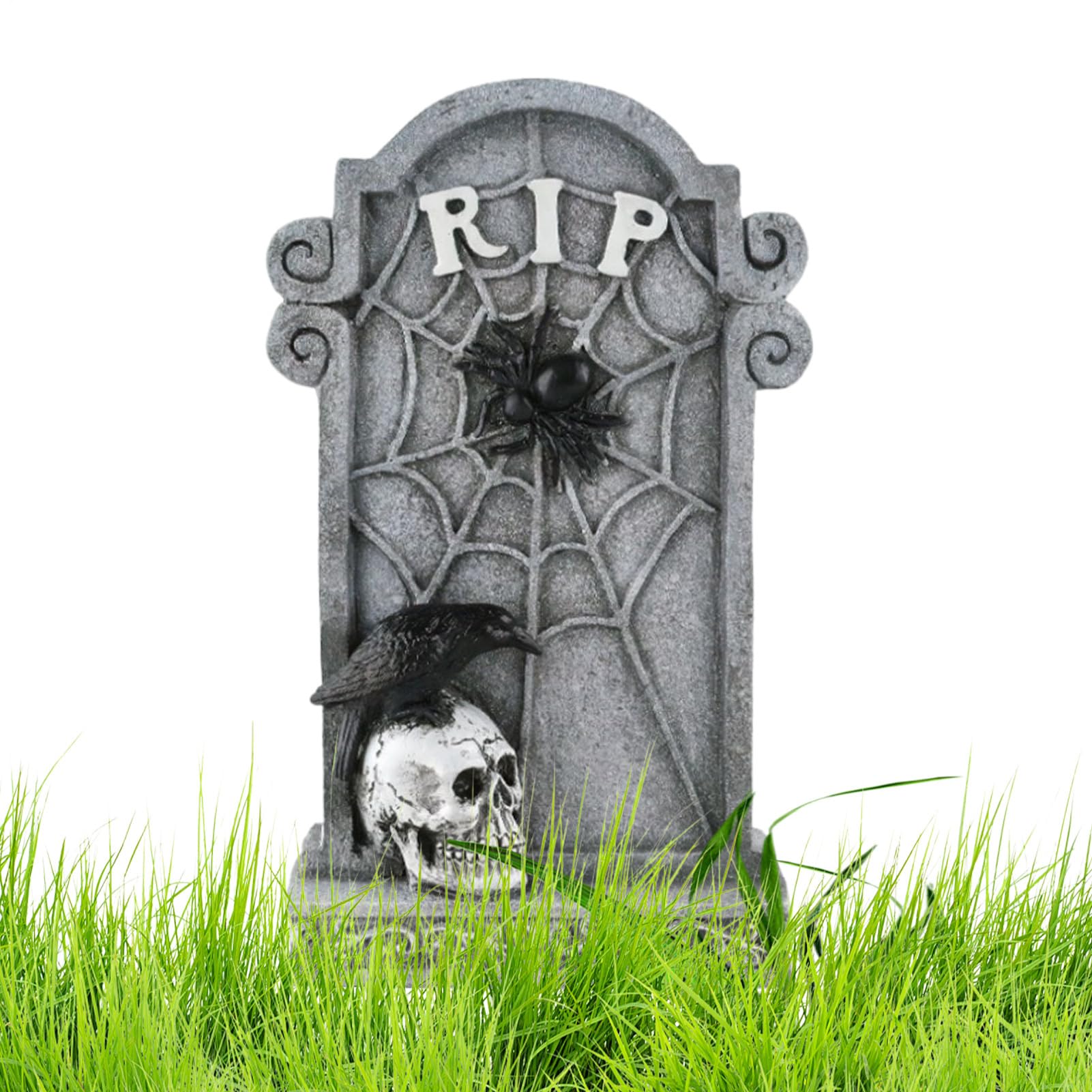 Halloweenowe Nagrobki Na Groby Nagrobki Z Motywem Czaszki, Znaki Ogrodowe