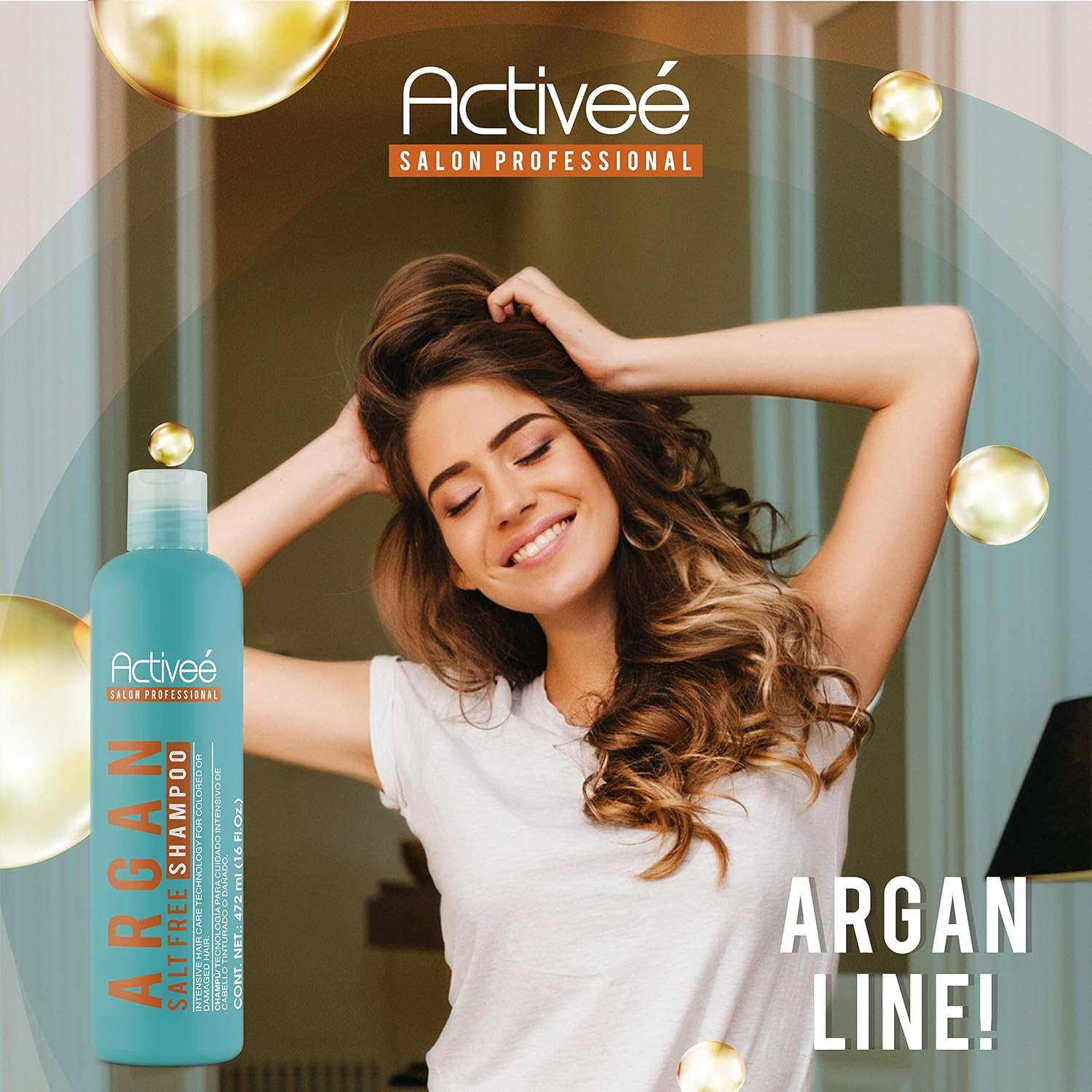 Professional Argan Oil Salt Free Hair Shampoo 16 fl. oz.