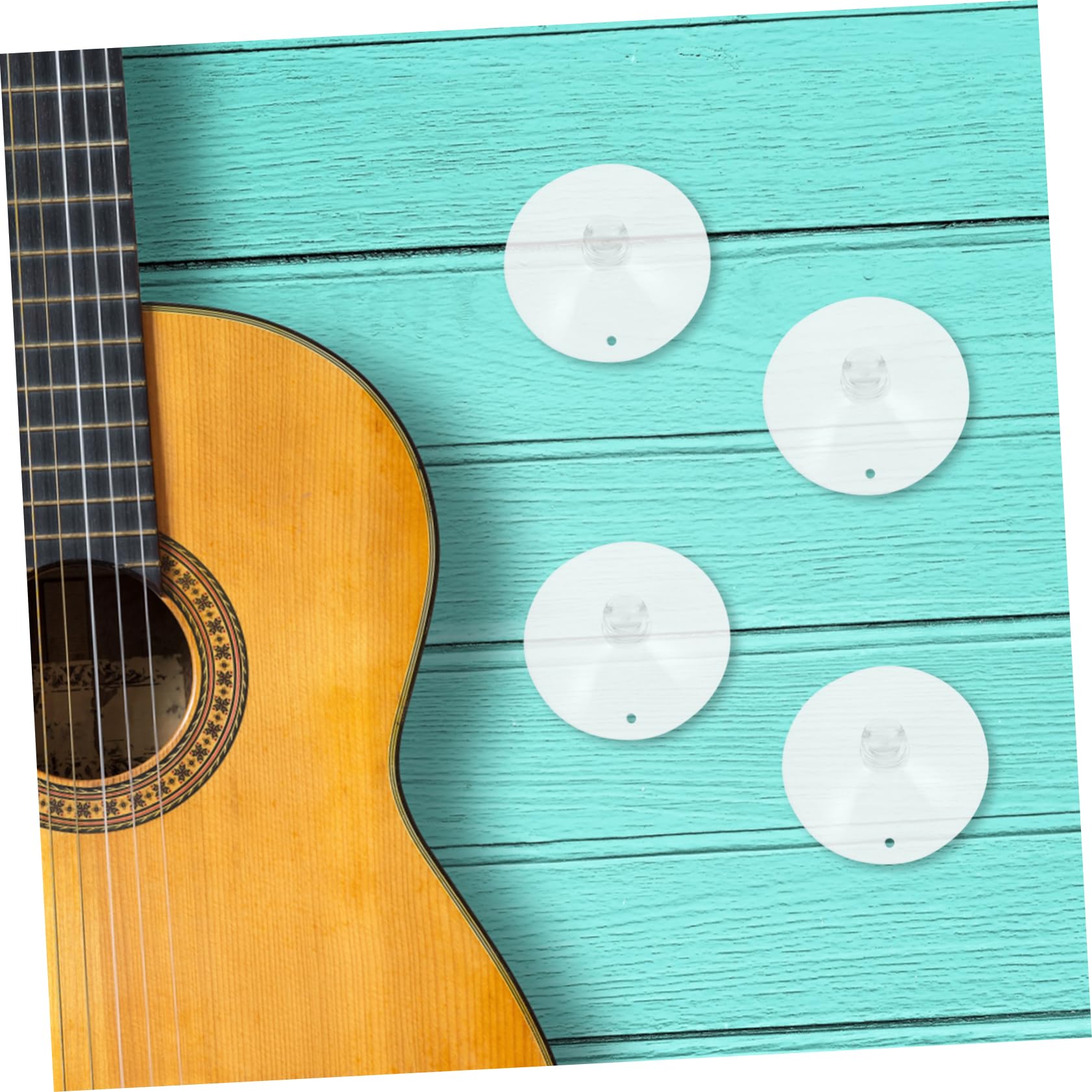 VICASKY Lot de 4 Supports de Guitare en Caoutchouc pour Remplacement de Support de Guitare