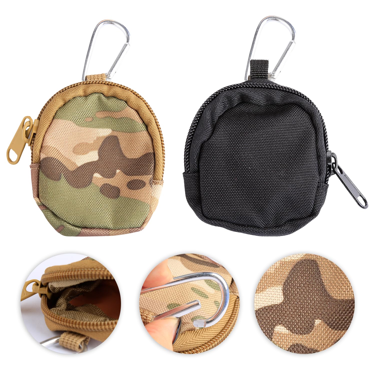 Bojueshaw 2pcs Small Dog Treat Bags,Portable Pet Treats Training Bag,Hand-Free Dog Treat Bag,Pet Puppy Dog Walking Bags for Training Outdoor Walking Travel - Image 3