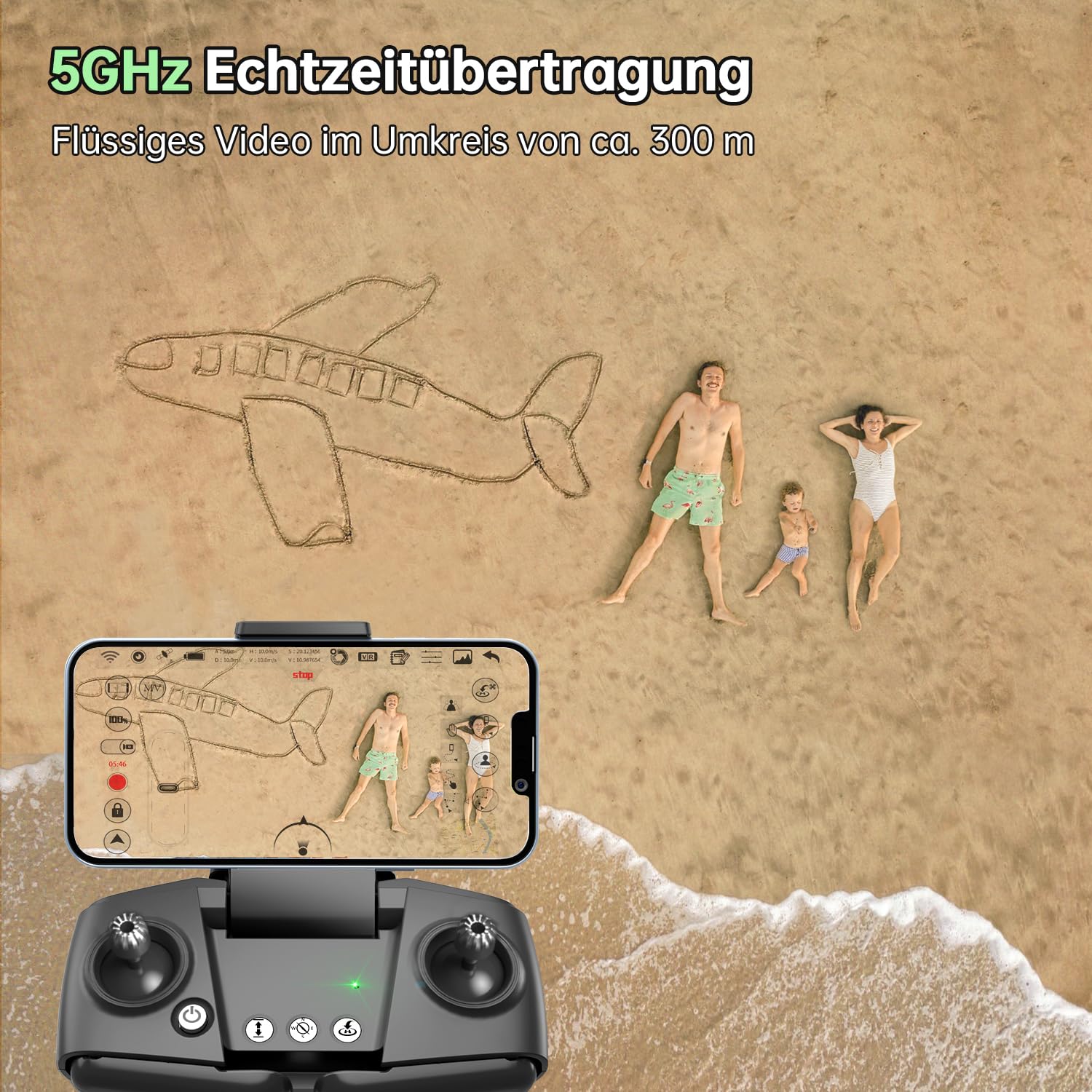 Loolinn | Drohne mit Kamera 4K als Geschenk für Einsteiger ab 14 Jahren - <250g, 50 Minuten Flugzeit, Zwei Akkus, 4K Fotos, 2K Videos, Intelligenter GPS-Rückflug, Geprüftes C0-Zertifikat(Geschenkidee)