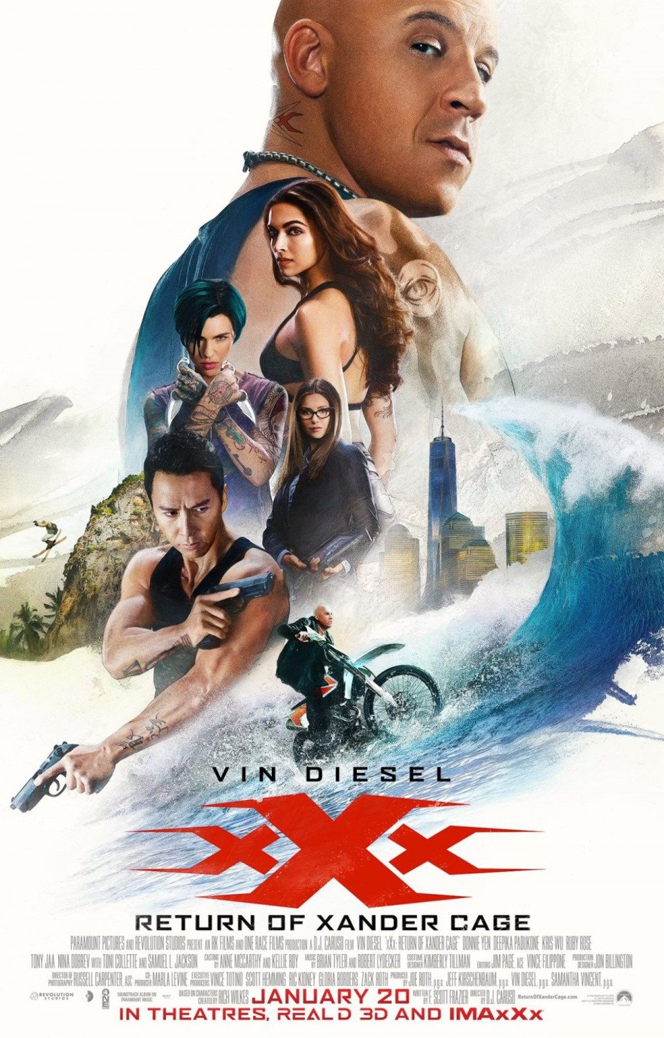 Amazon.com: xXx Return of Xander Cage 11x17 Inch Movie
