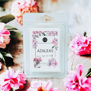 3 PACK Azalea Flower Scent Made In USA Fragrance Wax Melts Tarts Luxury Premium Soy 3 2.4 ox Clean Ingredients Essential Oils Hand Poured Cubes