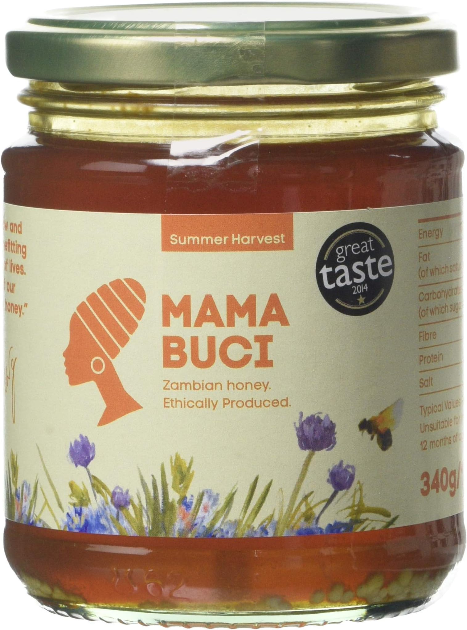 Mama Buci Mama Buci Zambian Forest Honey - Summer Harvest 340g(Pack of 6)