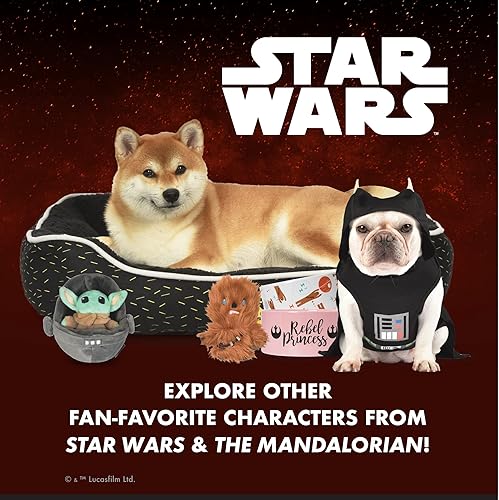 Miniatura 6 de Star Wars - Juguete para perro de Baby Yoda de felpa con chirriador  9 pulgadas, The Child, Grogu con corazón, juguete para mascotas  Juguete de