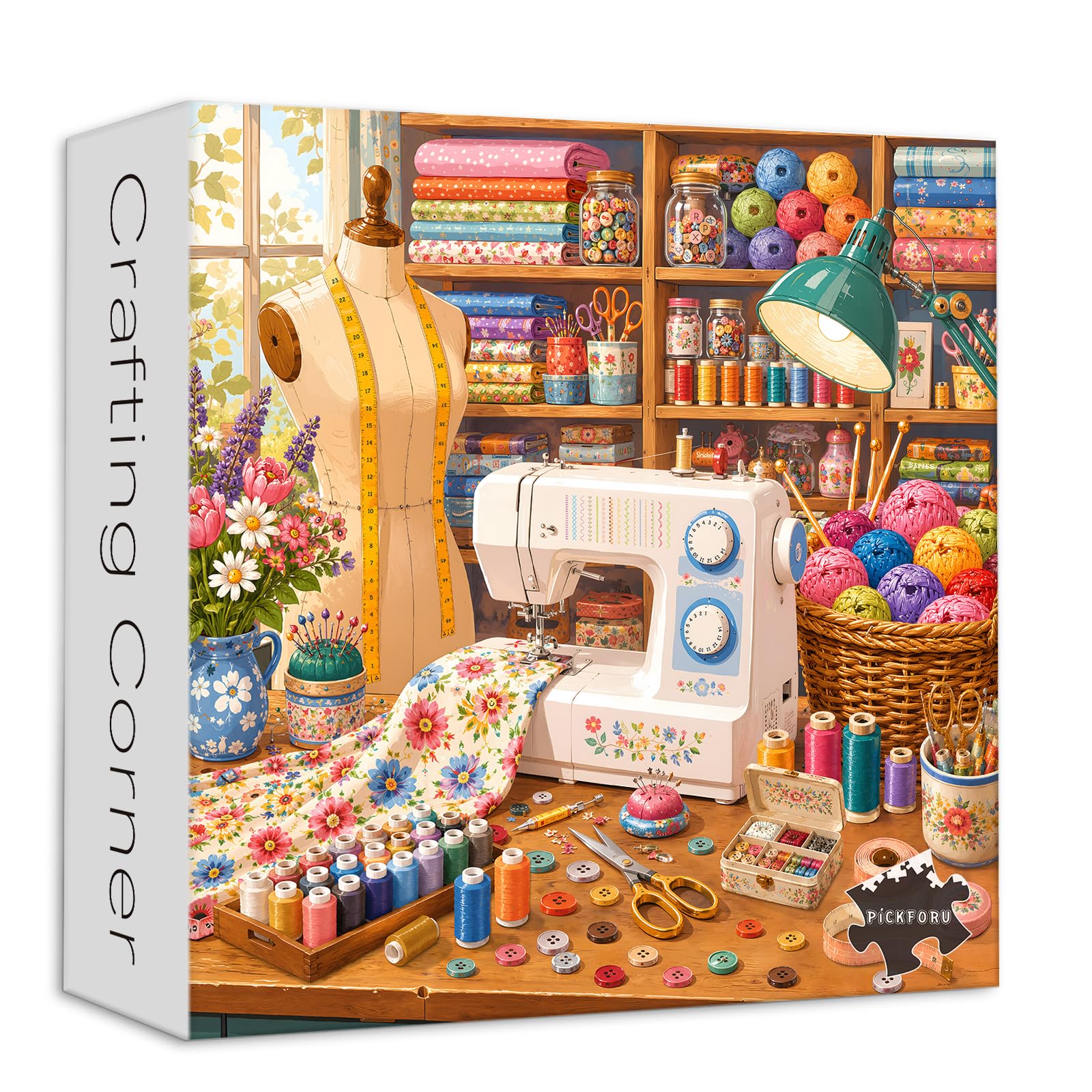 PICKFORU Sewing Machine 1000 Piece Puzzle for Adults