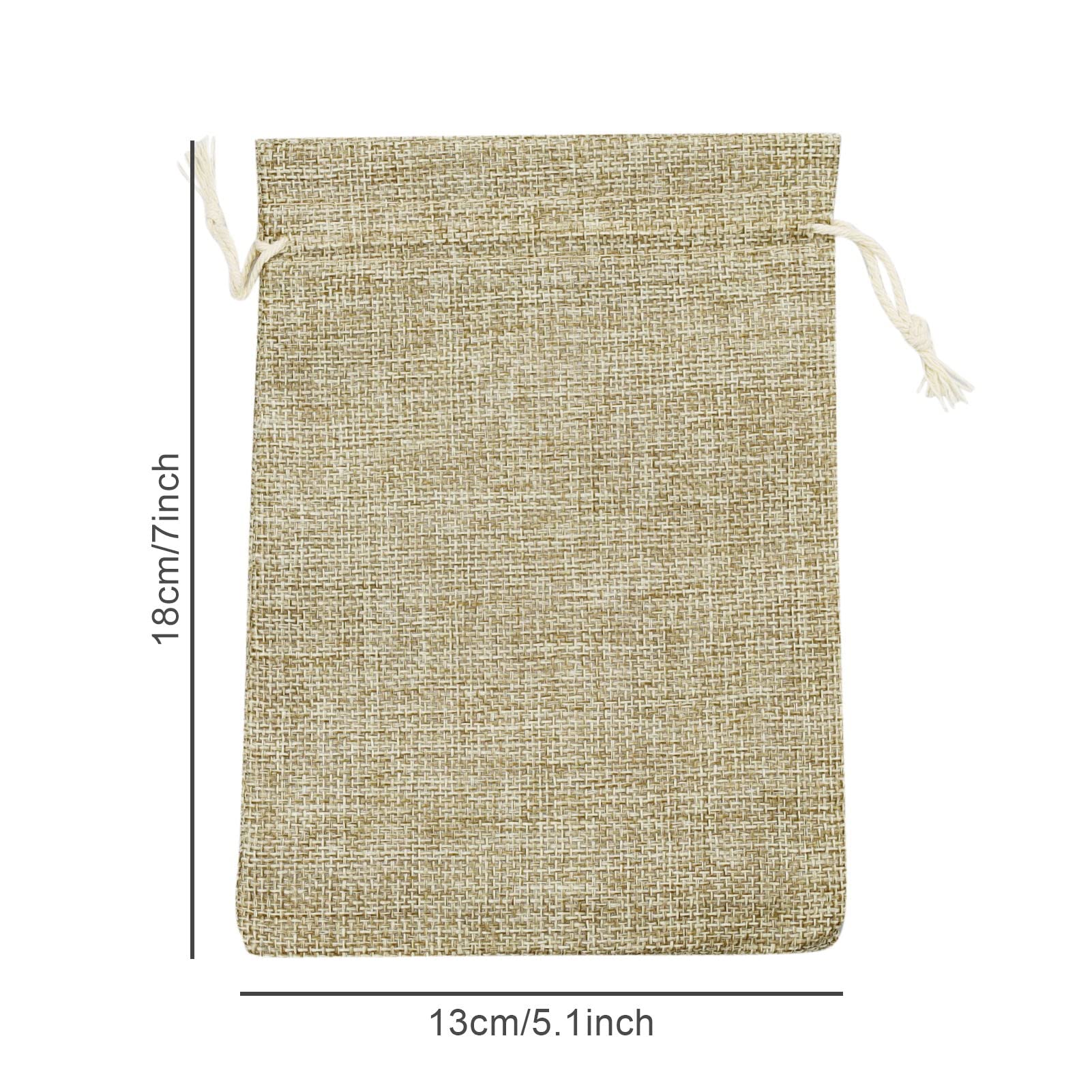 SZCXDKJ 10 Pcs Drawstring Hessian Bag - Image 2