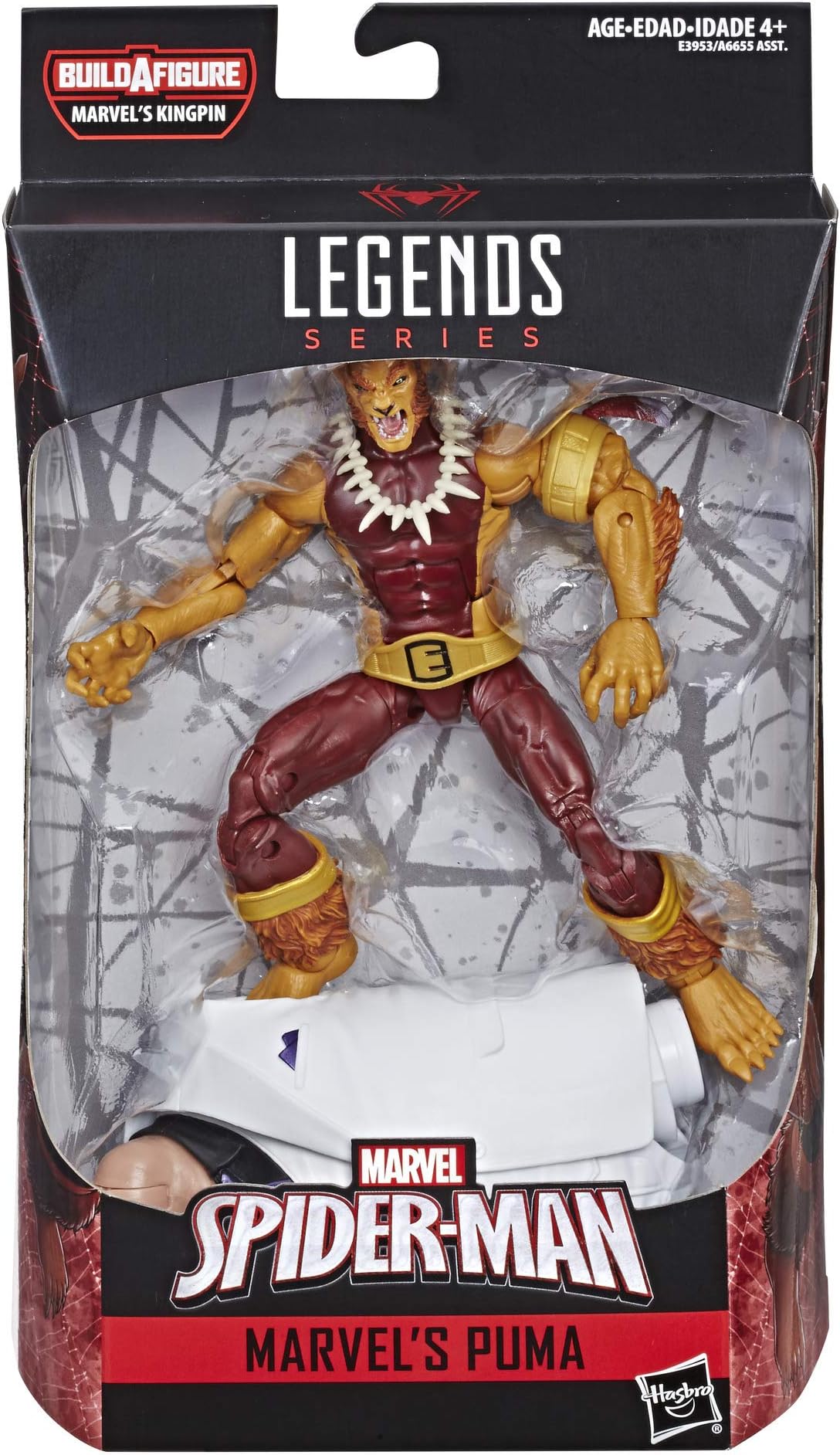 Spider-Man Legends Series 6" Marvel's Puma Toy