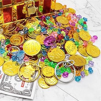 ONE PIECE■海賊宝箱（コイン5枚） 集英社 - ワンピースONE PIECE メダル コイン 金貨 海賊宝箱