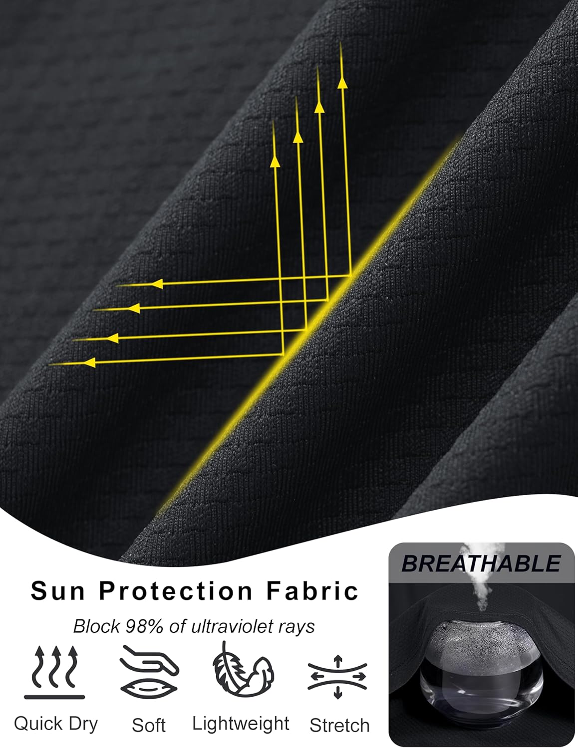 MAGCOMSEN Women's Quarter Zip Pullover Long Sleeve UPF 50+ Rashguard Golf Sun Protection Shirts Quick Dry Workout Tops - Image 5