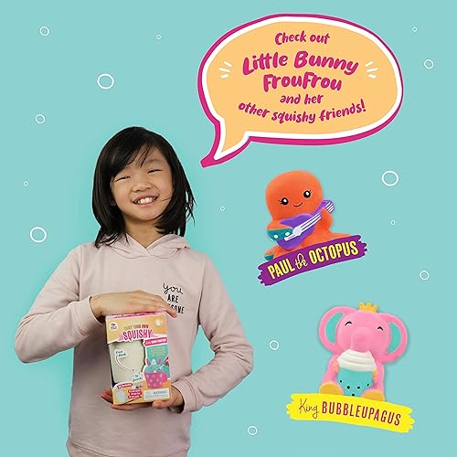 Miniatura 7 de DOODLE HOG Kit de pintura blanda de conejo, juguetes esponjosos para niños, juguetes esponjosos para niños, animales esponjosos de elevación lenta,