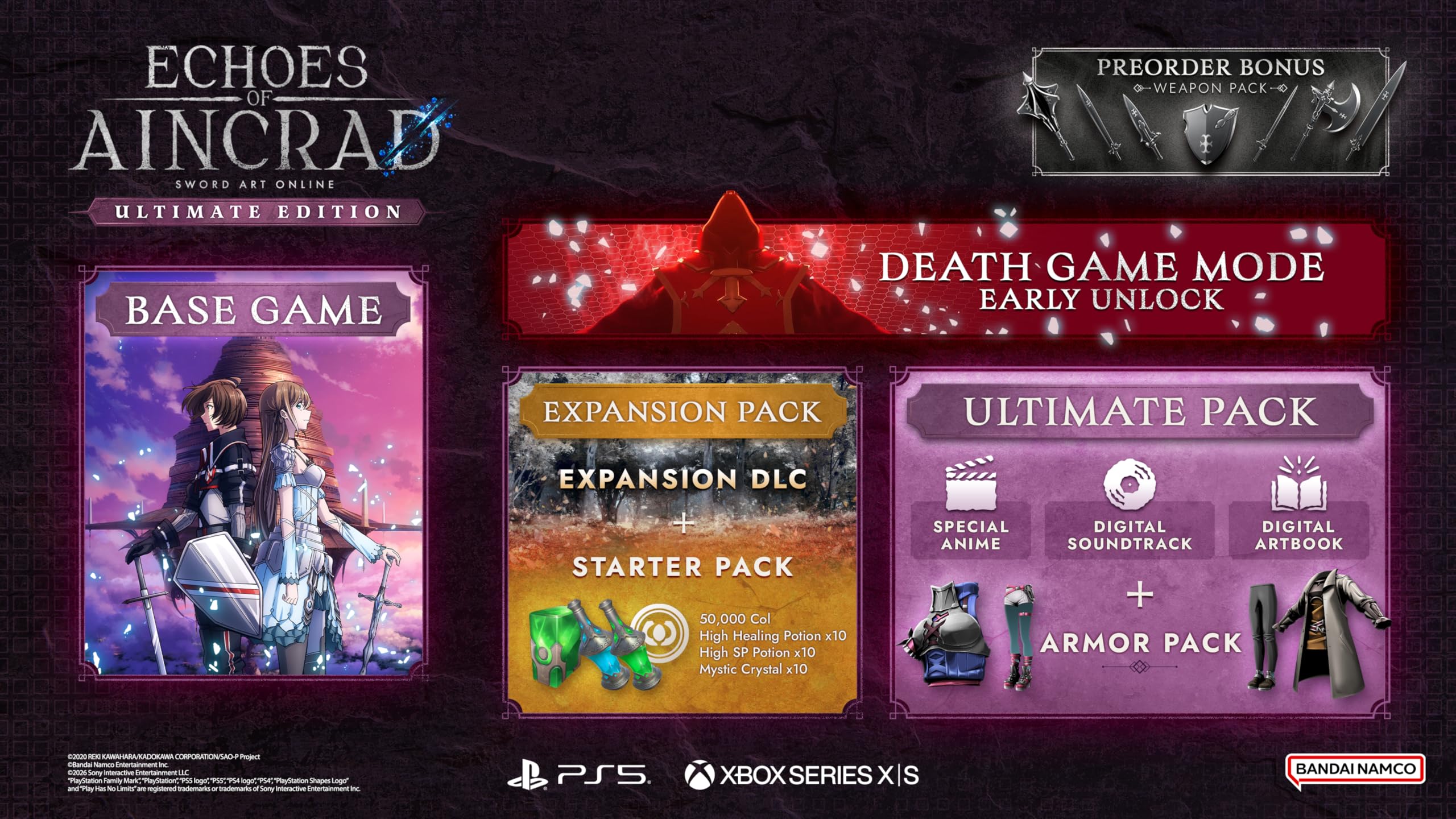 SWORD ART ONLINE: Echoes of Aincrad Ultimate Edition - Xbox Series X/S - Very Good - Used Game - Image 2