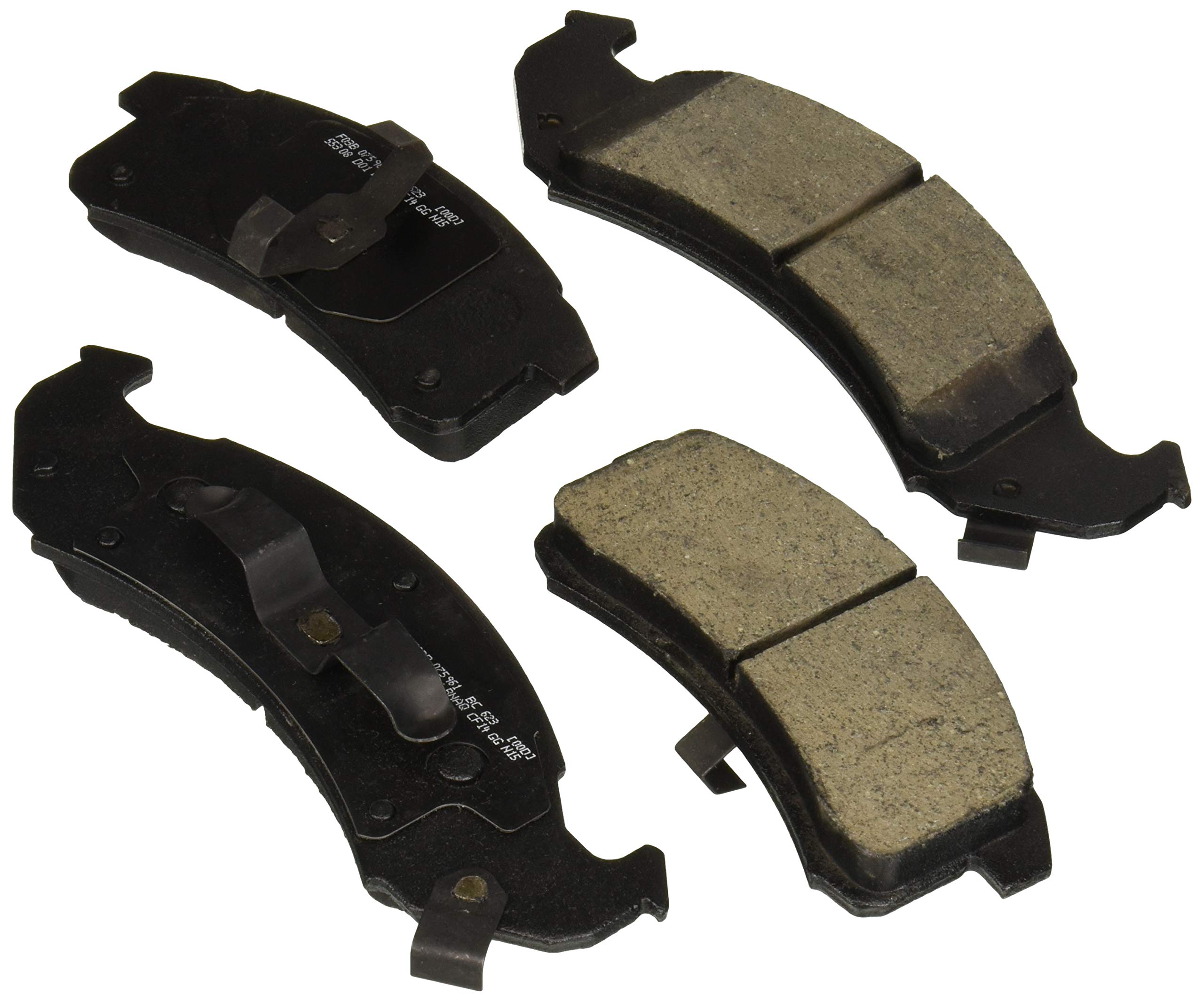 Bosch Automotive BP1078 QuietCast Premium Semi-Metallic Disc Brake Pad Set For: Subaru Forester, Legacy, Outback, B9 Tribeca, Tribeca, WRX, Front — view 62