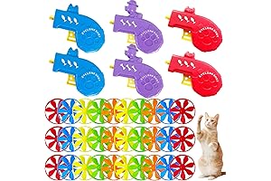 Amazing Helicopter Cat Toy Gun for Fetching Fun