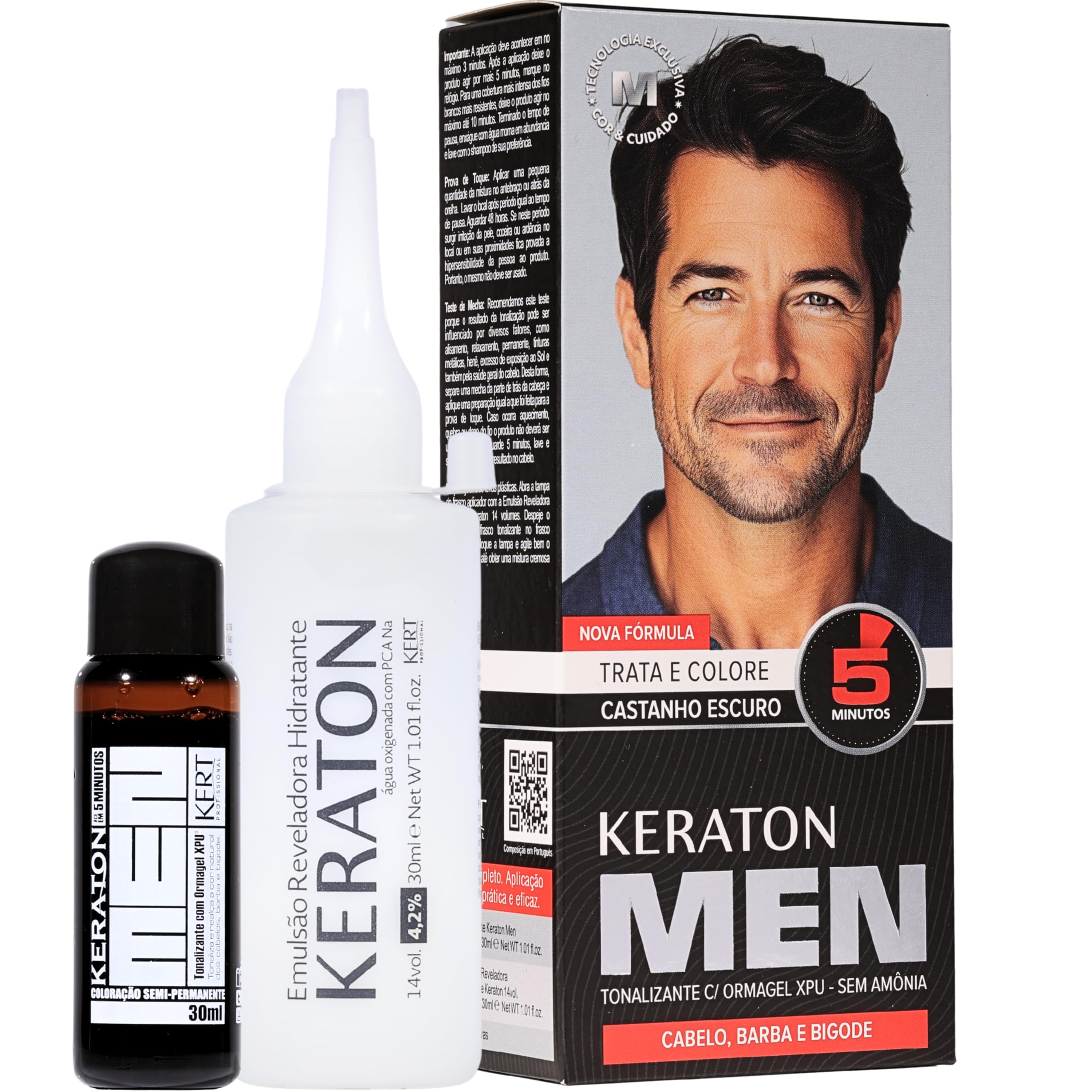 Tônico Capilar Tonalizante Keraton Bronze 200ml: Como o Produto Tonalizante Keraton Realça Hard Colors e Tons Naturais como Louro, Cobre, Castanho Claro, Prata e Preto 100g