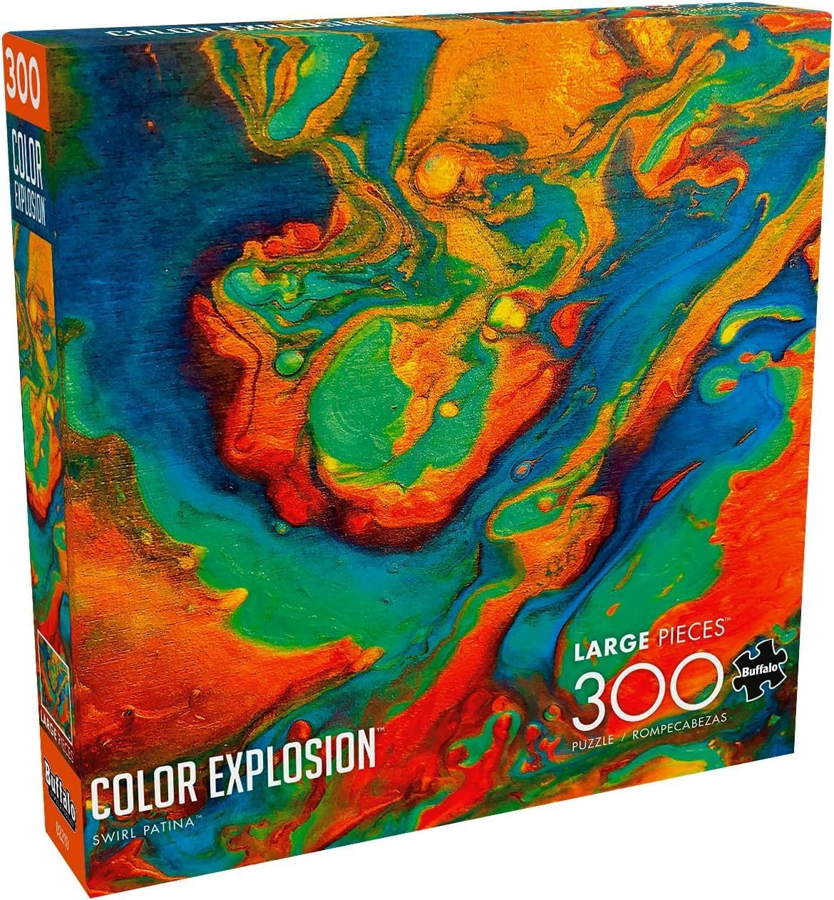 Buffalo Games - Ursula Goff - Swirl Patina - 300 Piece Jigsaw Puzzle for Adults Challenging Puzzle Perfect for Game Nights - Finished Size is 21.25 x 15.00