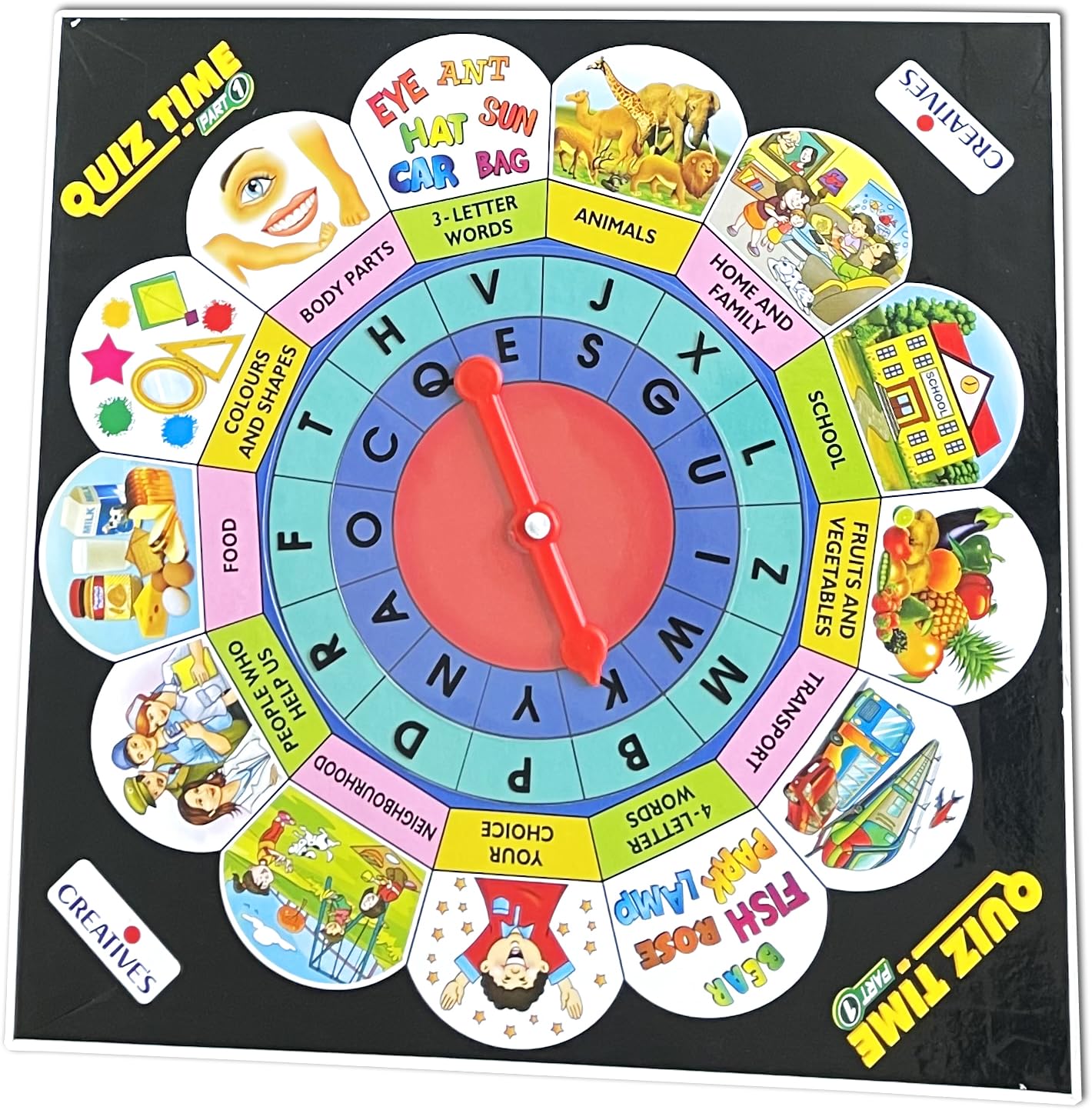 Creative’s Quiz Time Part-1 | Enhances Vocabulary Board Game | Quiz Game | STEM Games | Learning & Educational Board Game| Environmental Awareness for Ages 6 & Up - Image 3 thumbnail