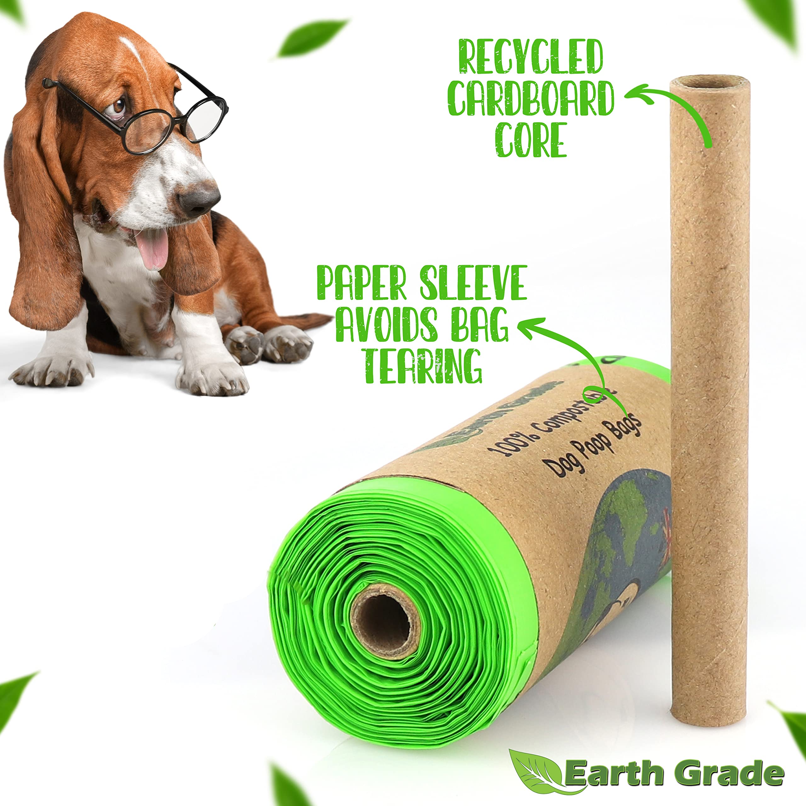 Sacchetti Cacca Cane Compostabili - 270 Sacchetti In Amido Di Mais - Foto 8