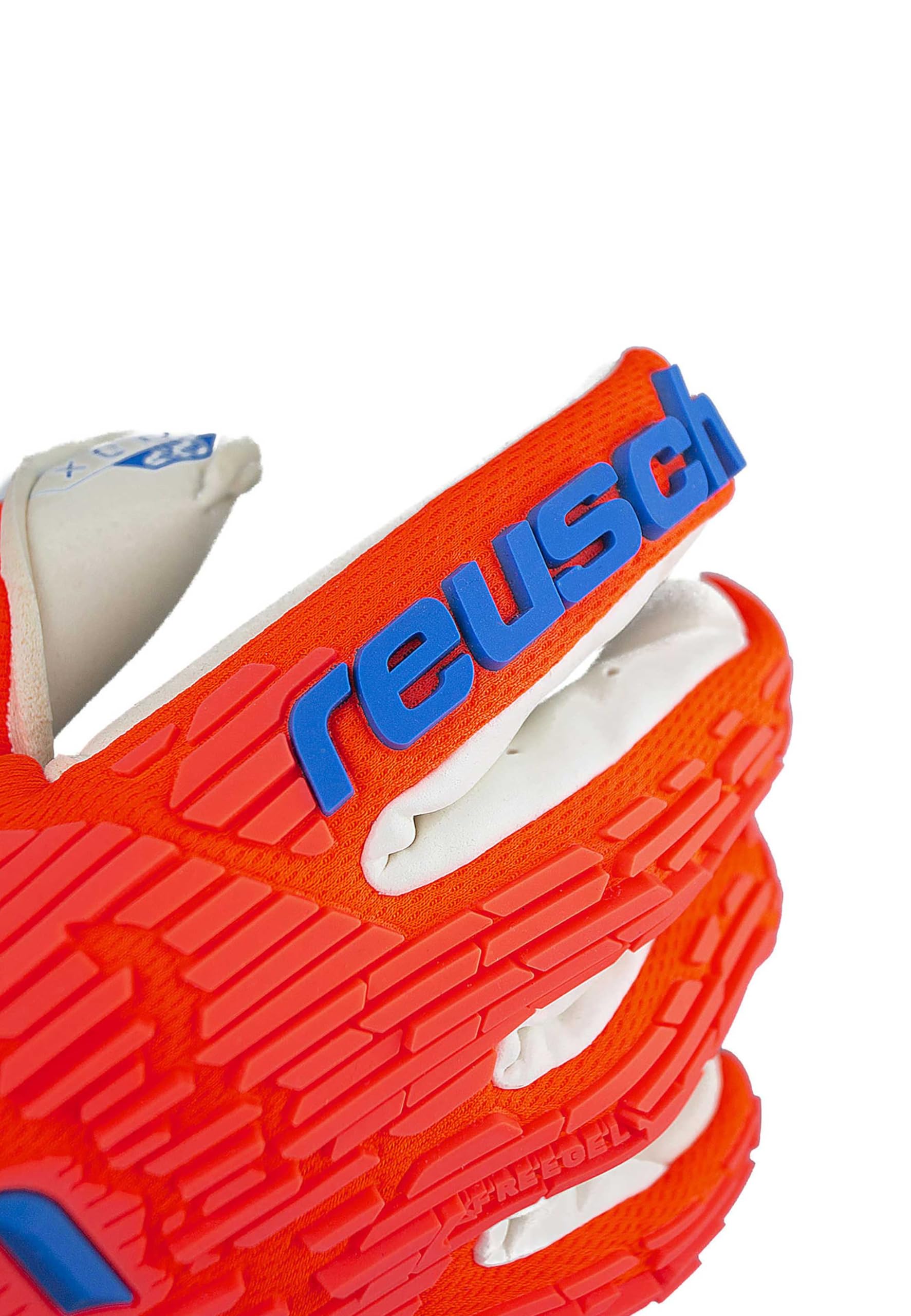 REUSCH Attrakt Gold X Freegel Goalkeeper Gloves 8 1/2, orange / blue, 8.5 - Image 2
