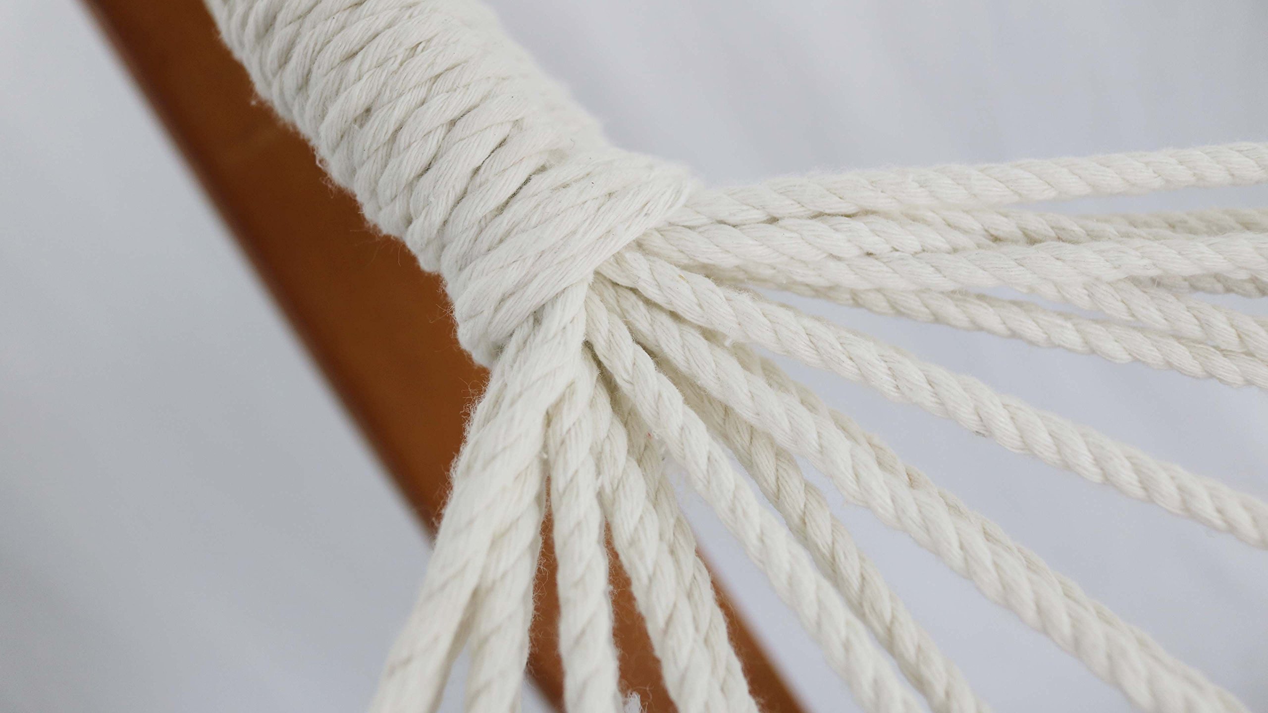 Oviala Hamac avec Support en Bois Blanc