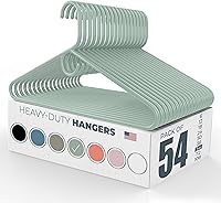 Vista 114 de Neaties - Perchas resistentes para ropa, paquete de 18 – Fabricadas en EE. UU. – Capacidad de 8 libras, perchas de plástico para ropa de adultos