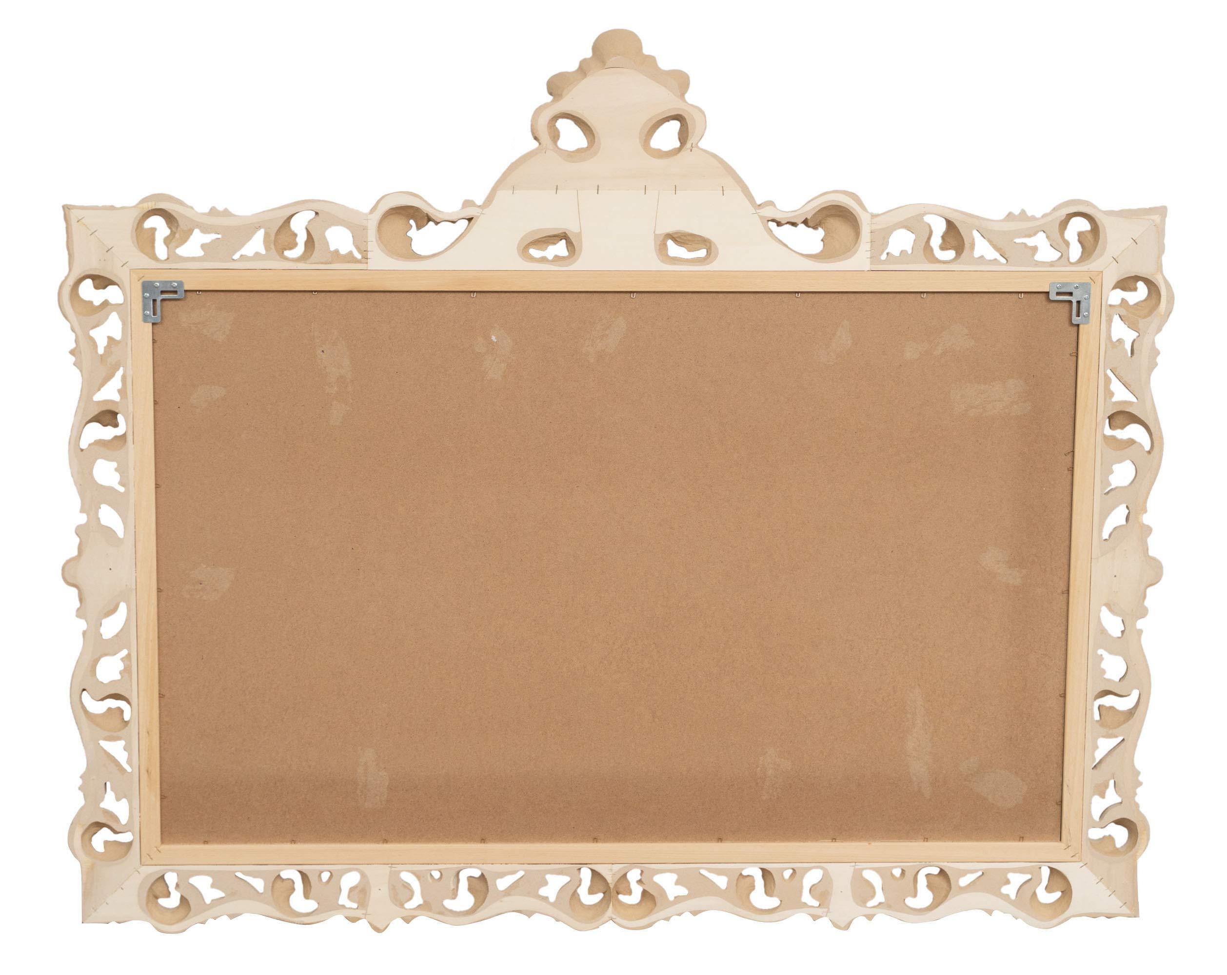 Ingresso Biscottini Specchio Specchiera da parete stile Shabby in legno
