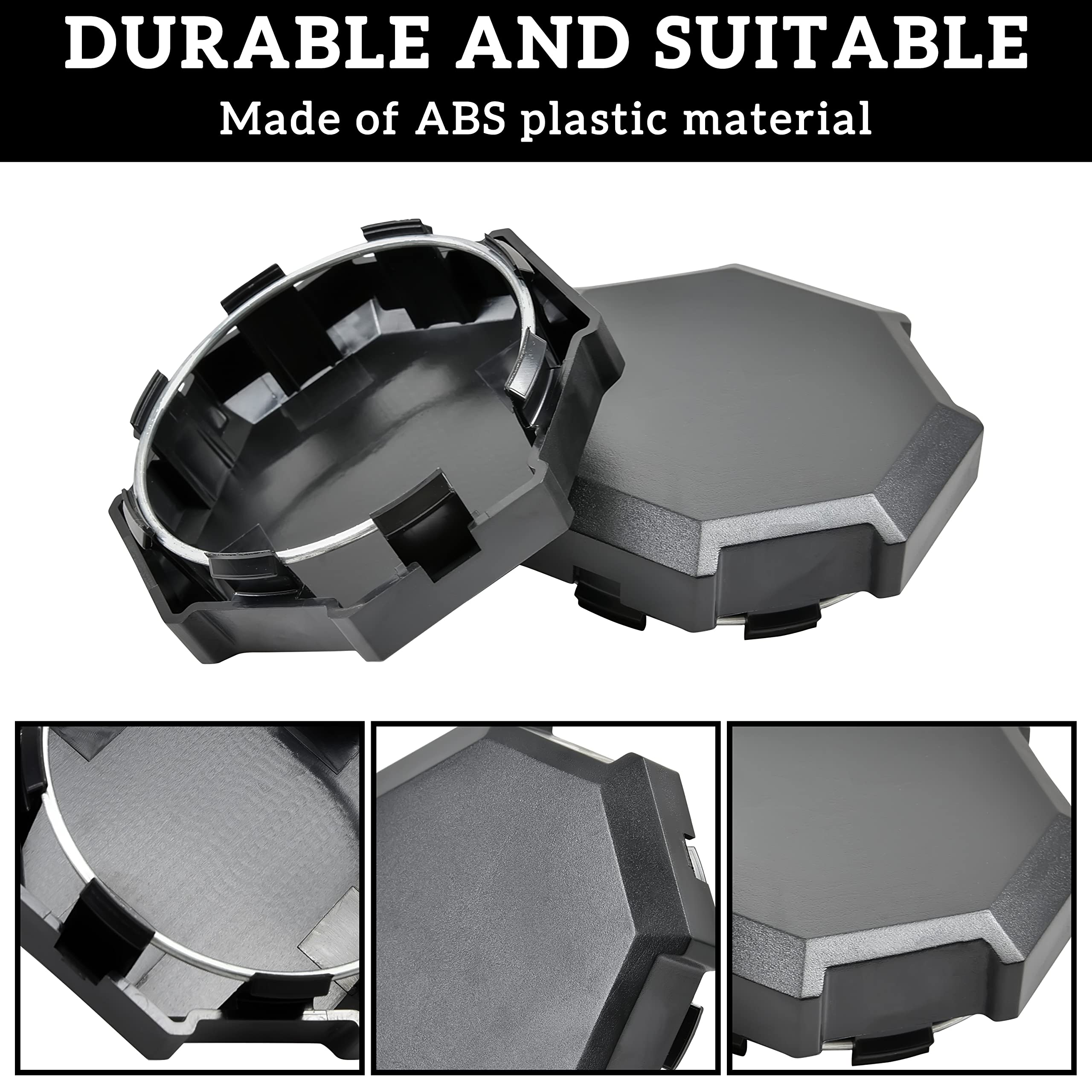 Cache-moyeux De Roue Pour Polaris RZR RS1 XP 1000 Turbo - Lot De 4 - Haute Résistance, Design Moderne