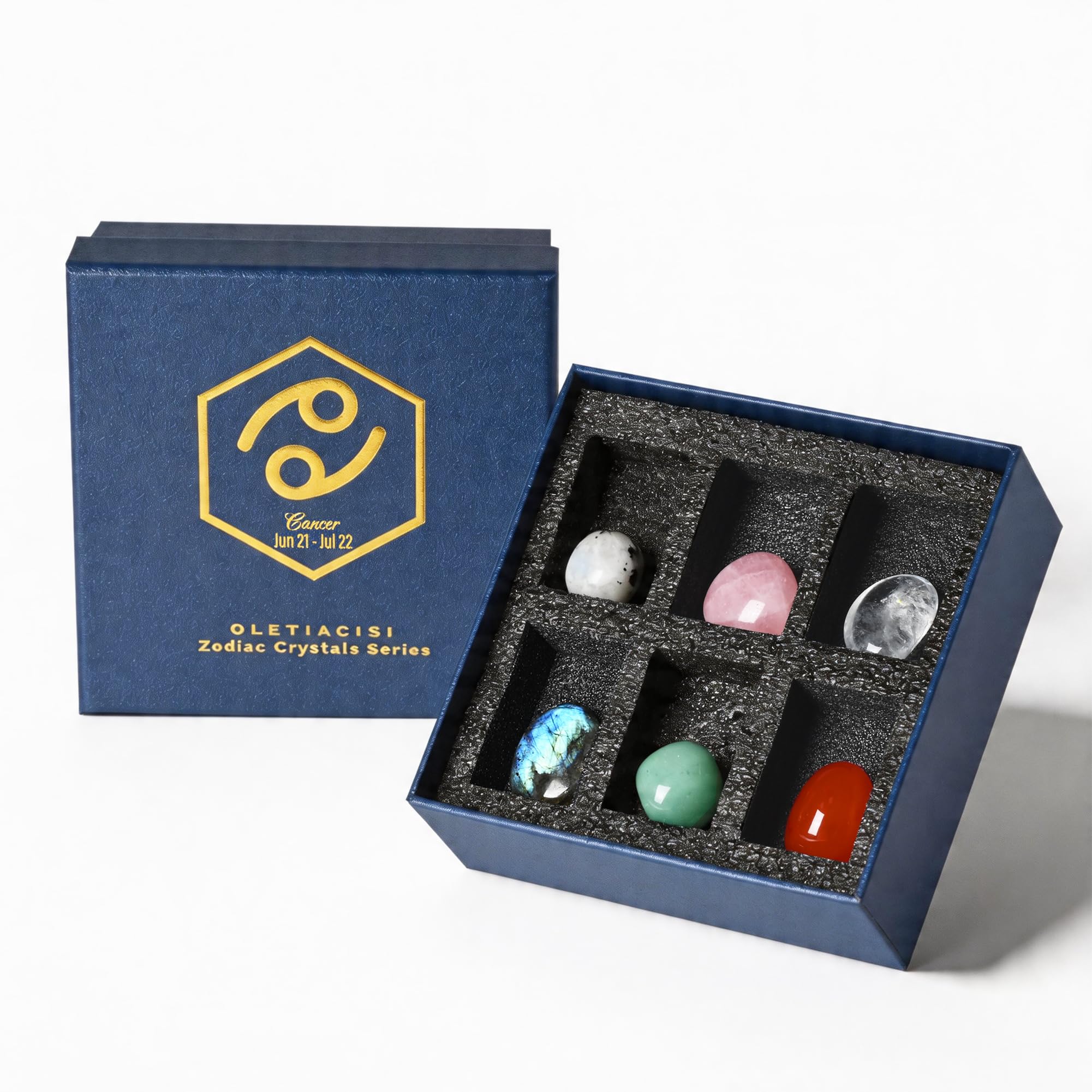 Cancer Zodiac Crystals Set 6 Healing Stones