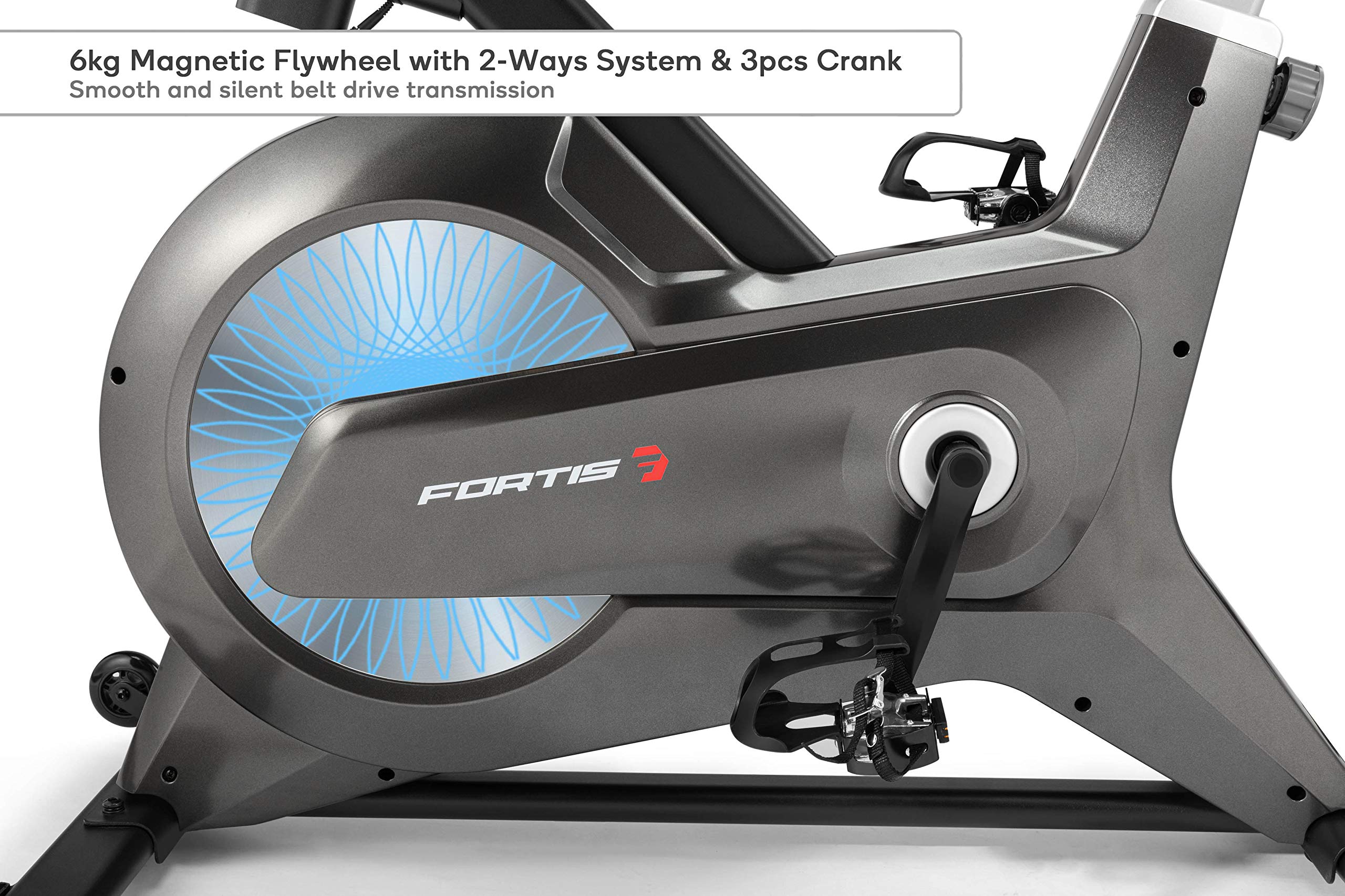 Fortis Magnetic Flywheel Spin Bike with 