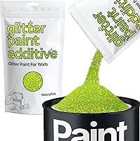 Vista 11 de Hemway - Cristales aditivos de purpurina para pintura de emulsión/acrílica; p/paredes int/ext/madera/barniz/mate/brillante/muebles, 100 g/3.5 oz