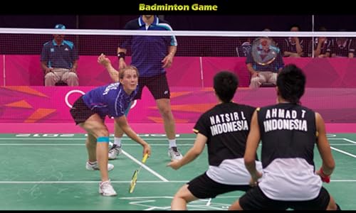 Badminton game